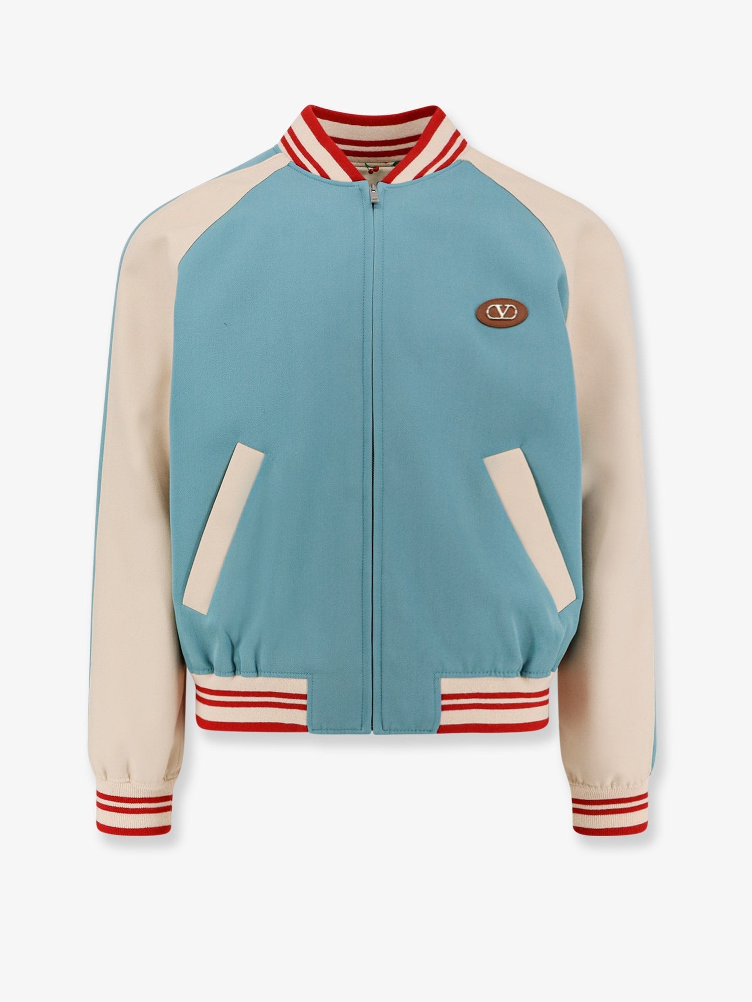 Valentino Men Le Chat De La Maison Virgin Wool Bomber Jacket