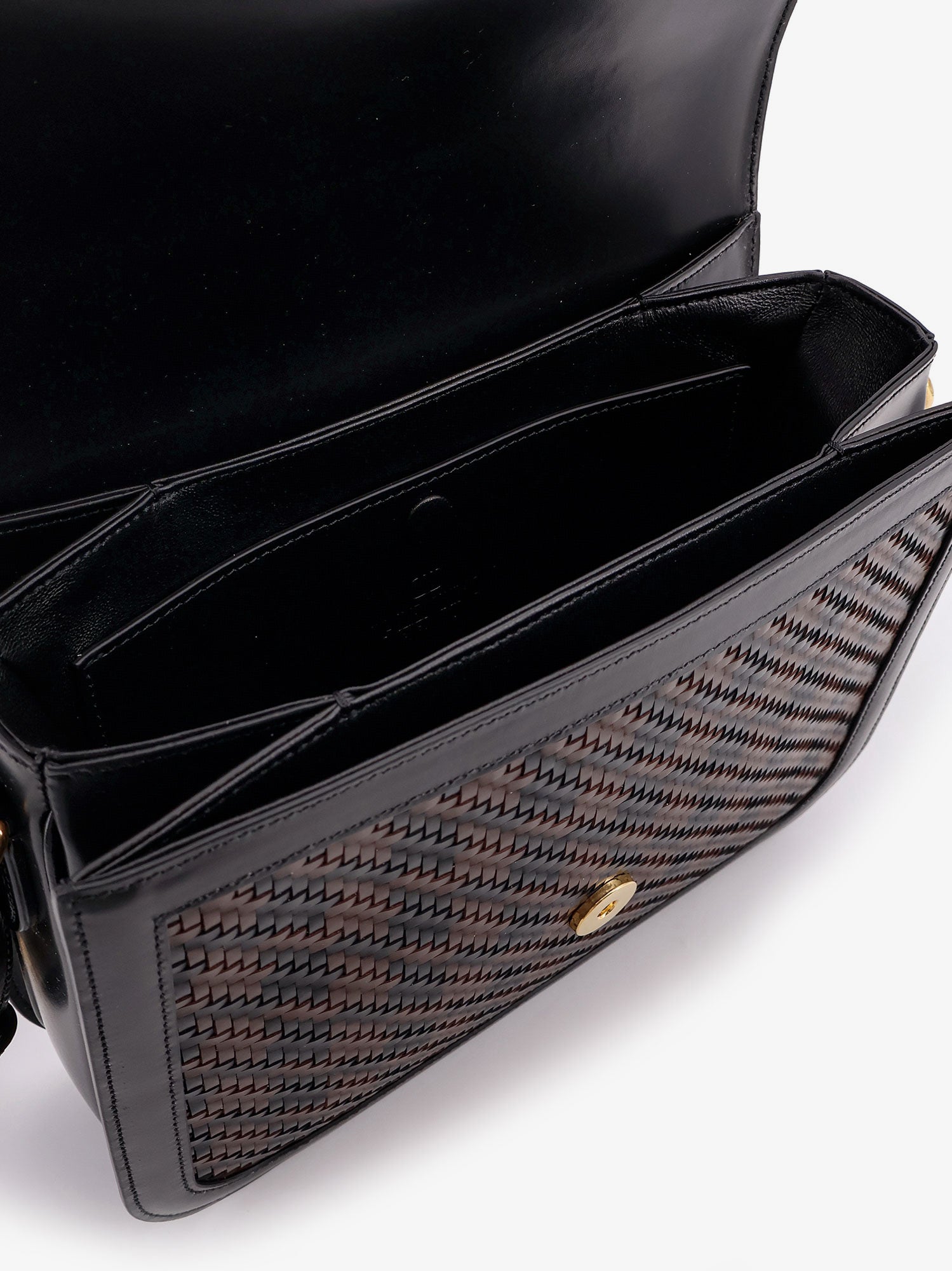 Valentino Garavani Men Valentino Garavani 9To5 Woven Leather Shoulder Bag