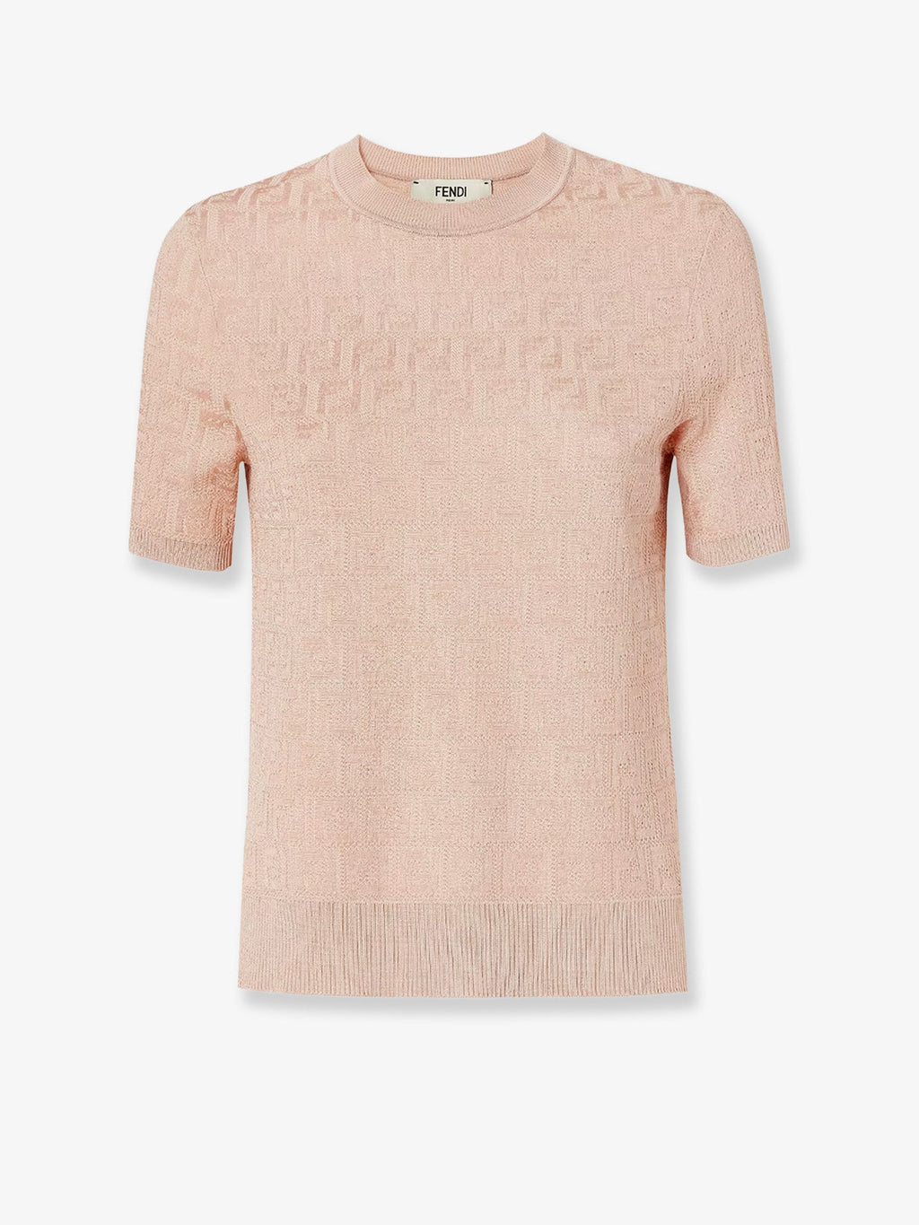 Fendi Women Ff Cotton And Viscose Sweater
