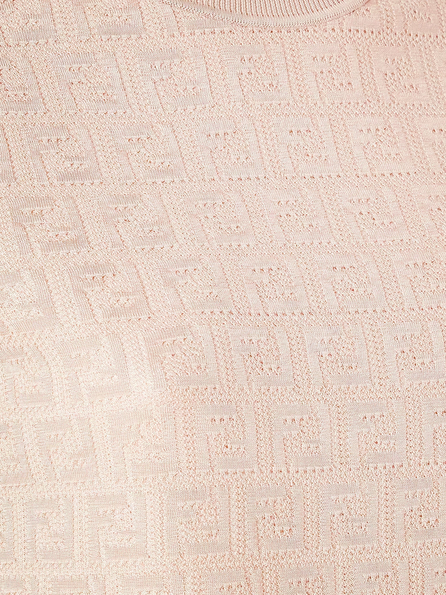 Fendi Women Ff Cotton And Viscose Sweater