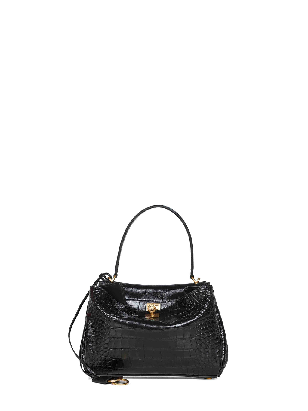 Balenciaga Women Black Rodeo Small Handbag