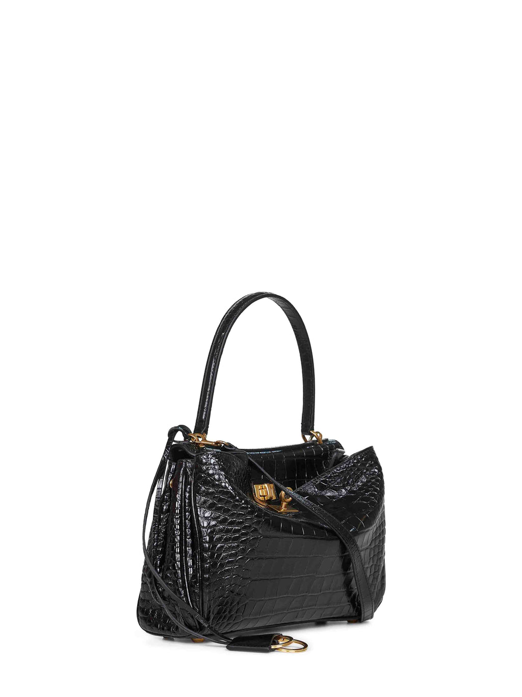 Balenciaga Women Black Rodeo Small Handbag
