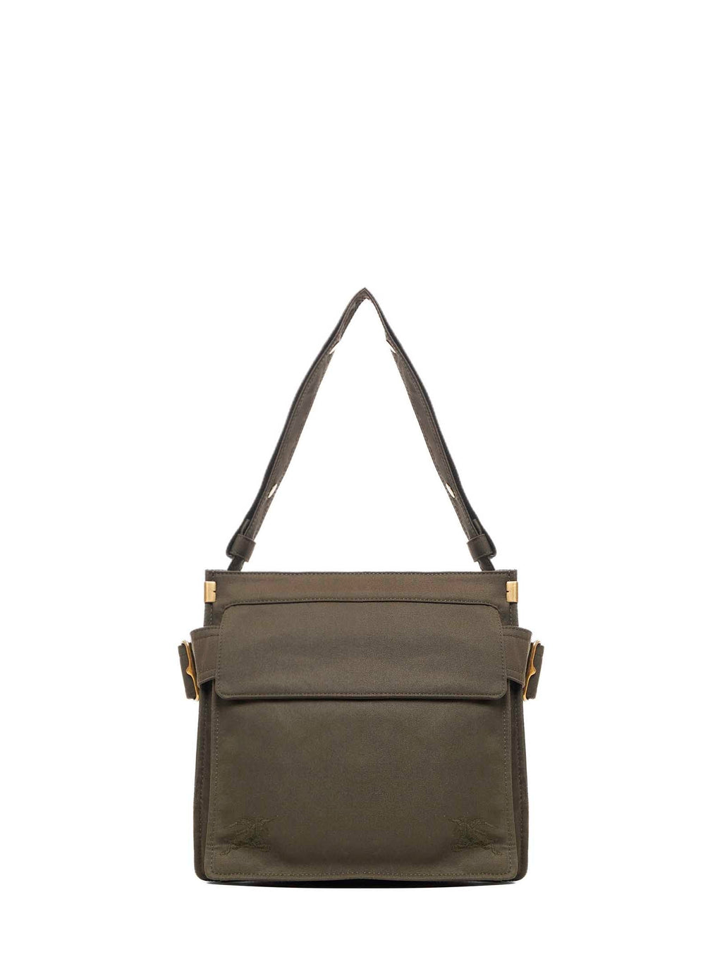 Burberry Men Green Small Trench Tote Crossbody Bag