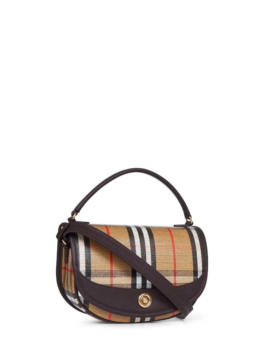 Burberry Women Beige Highlands Crossbody Bag