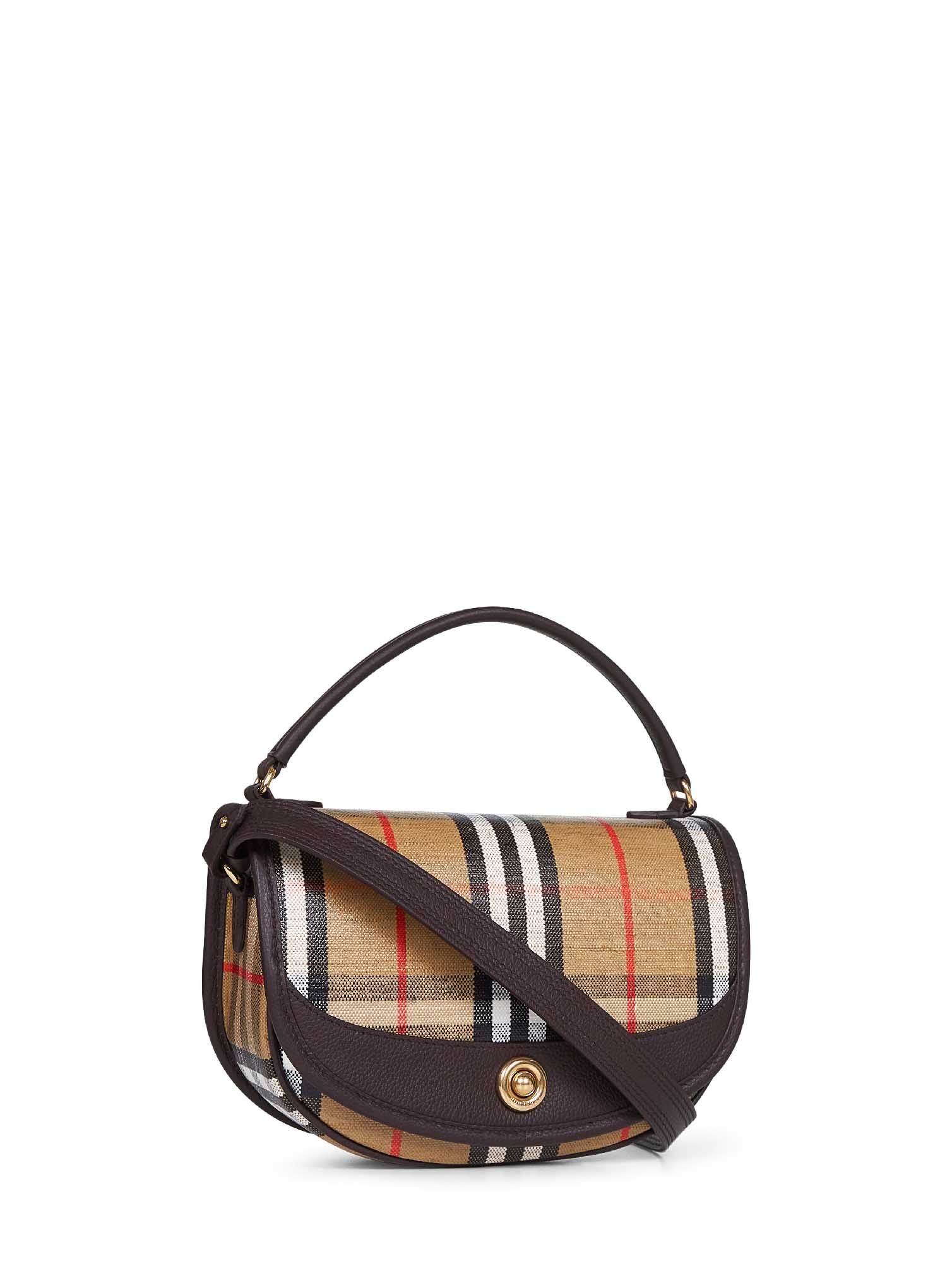 Burberry Women Beige Highlands Crossbody Bag
