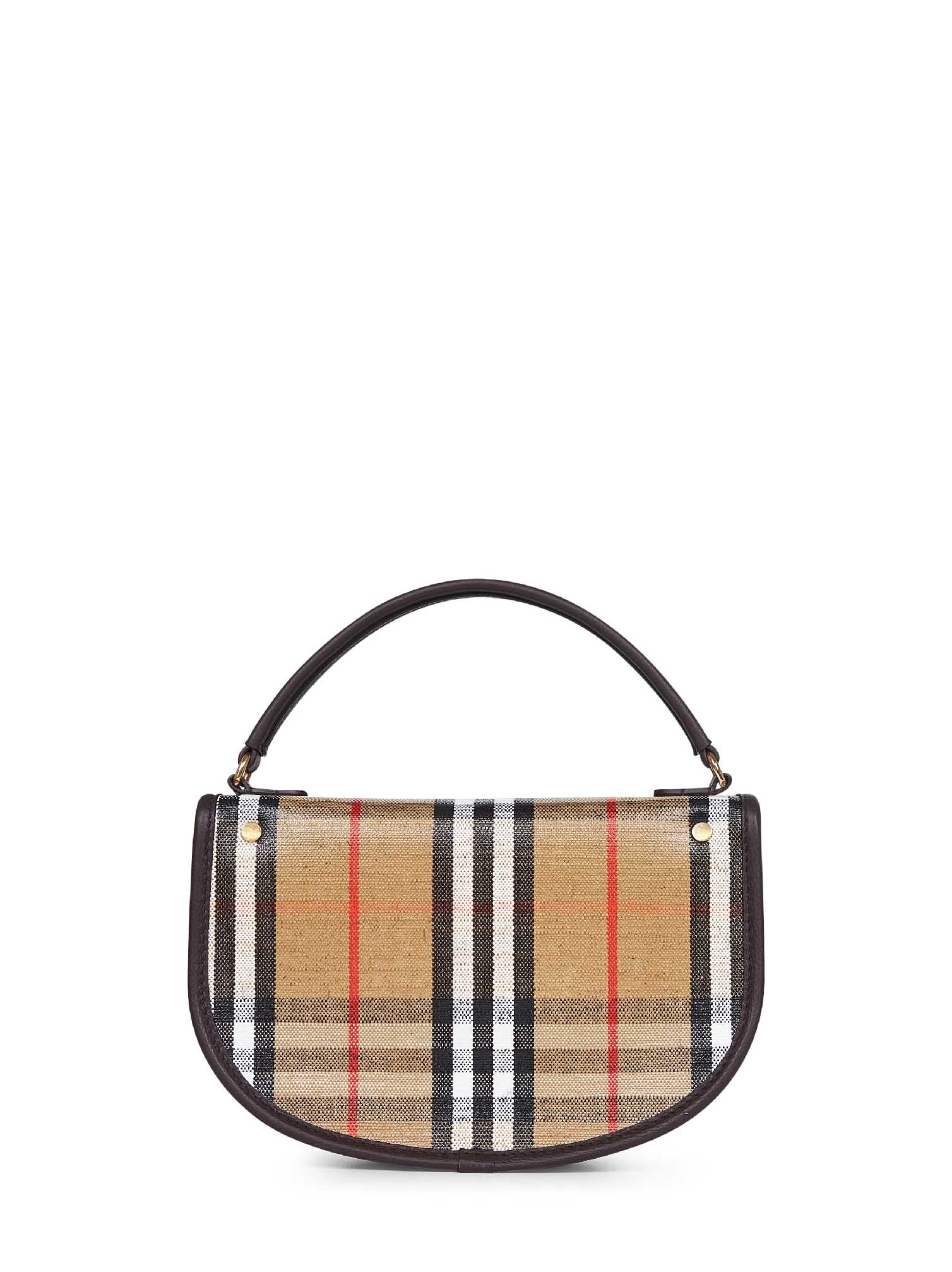 Burberry Women Beige Highlands Crossbody Bag