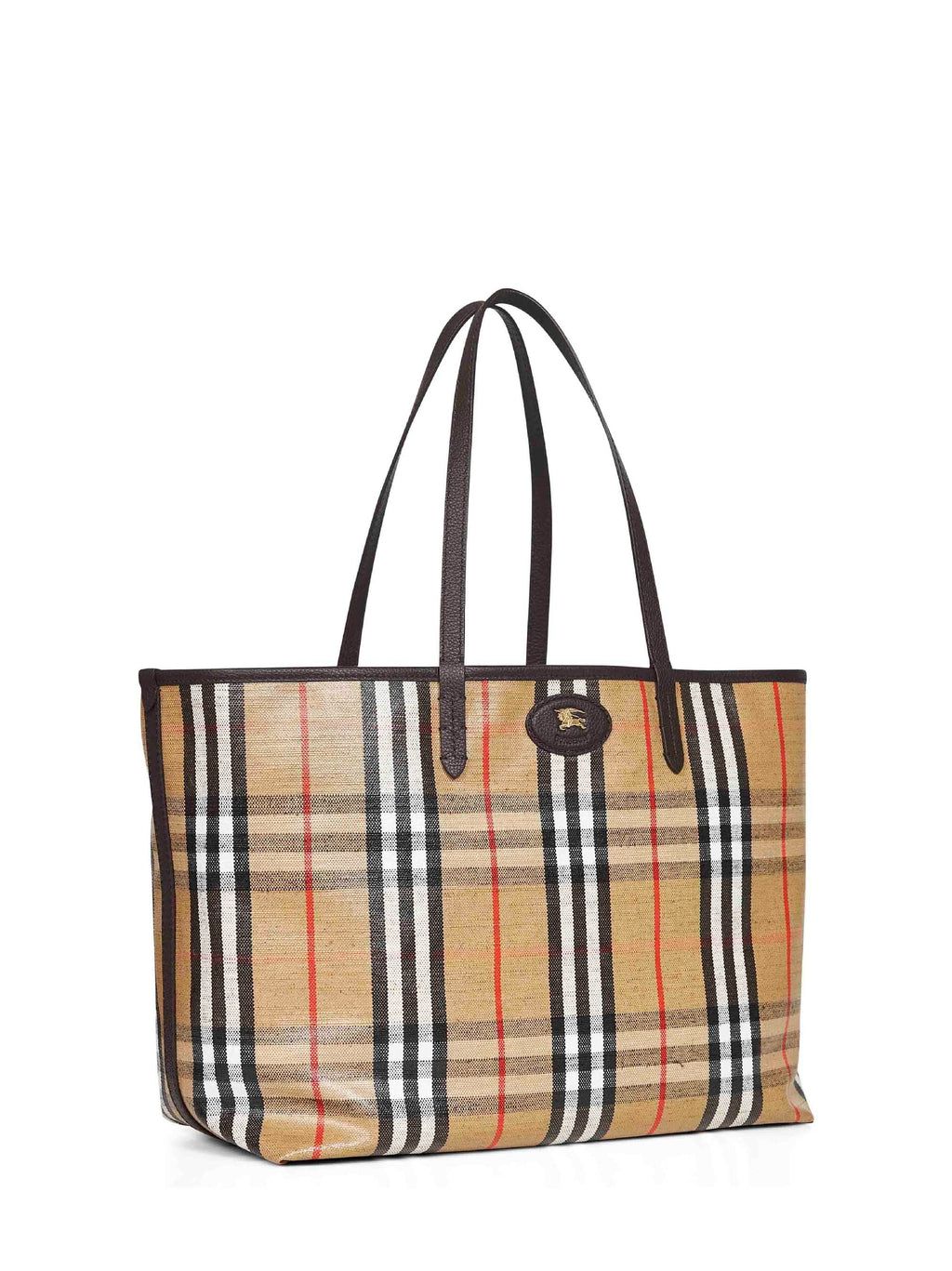 Burberry Women Beige Highlands Medium Tote Bag