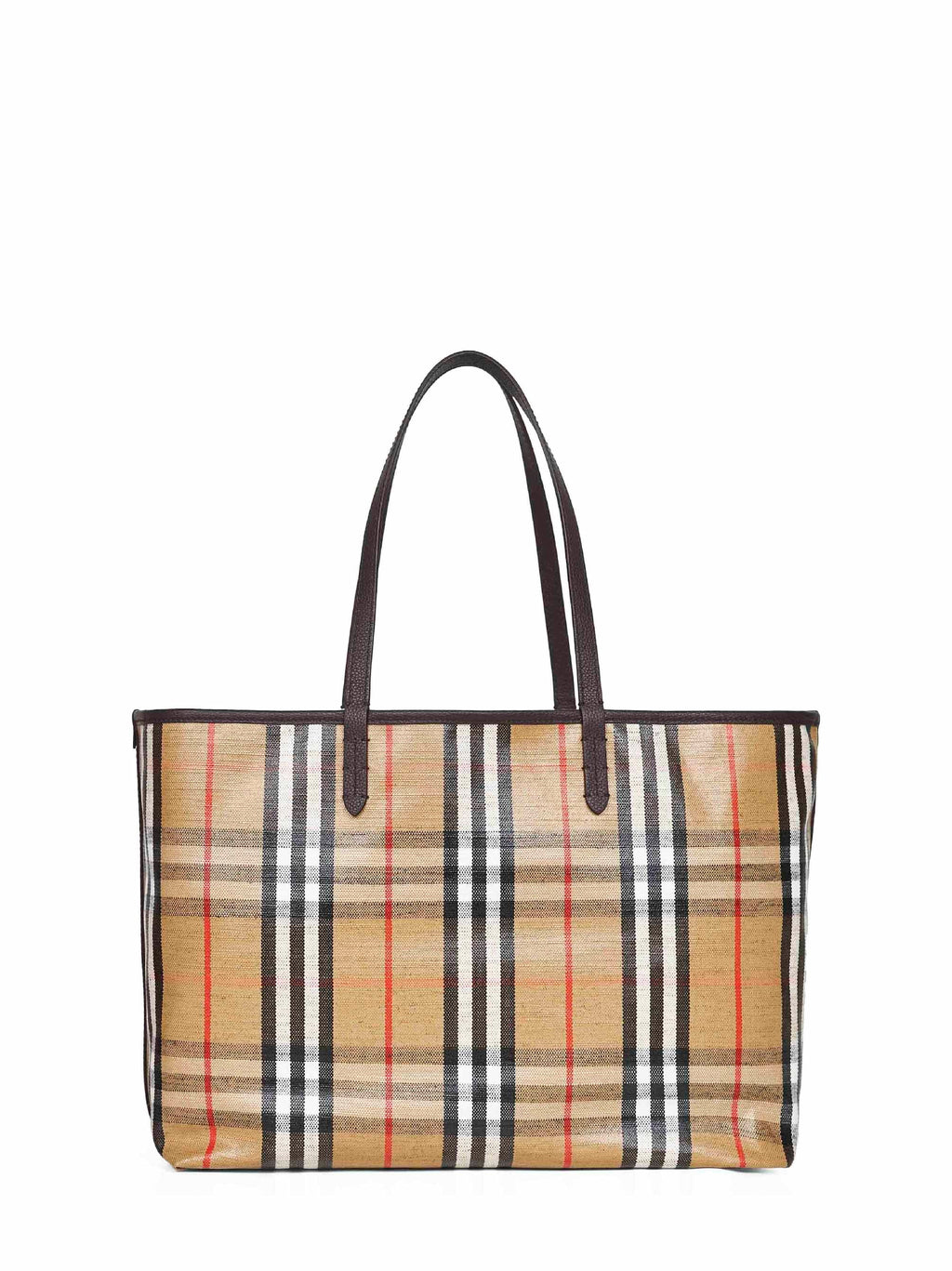 Burberry Women Beige Highlands Medium Tote Bag