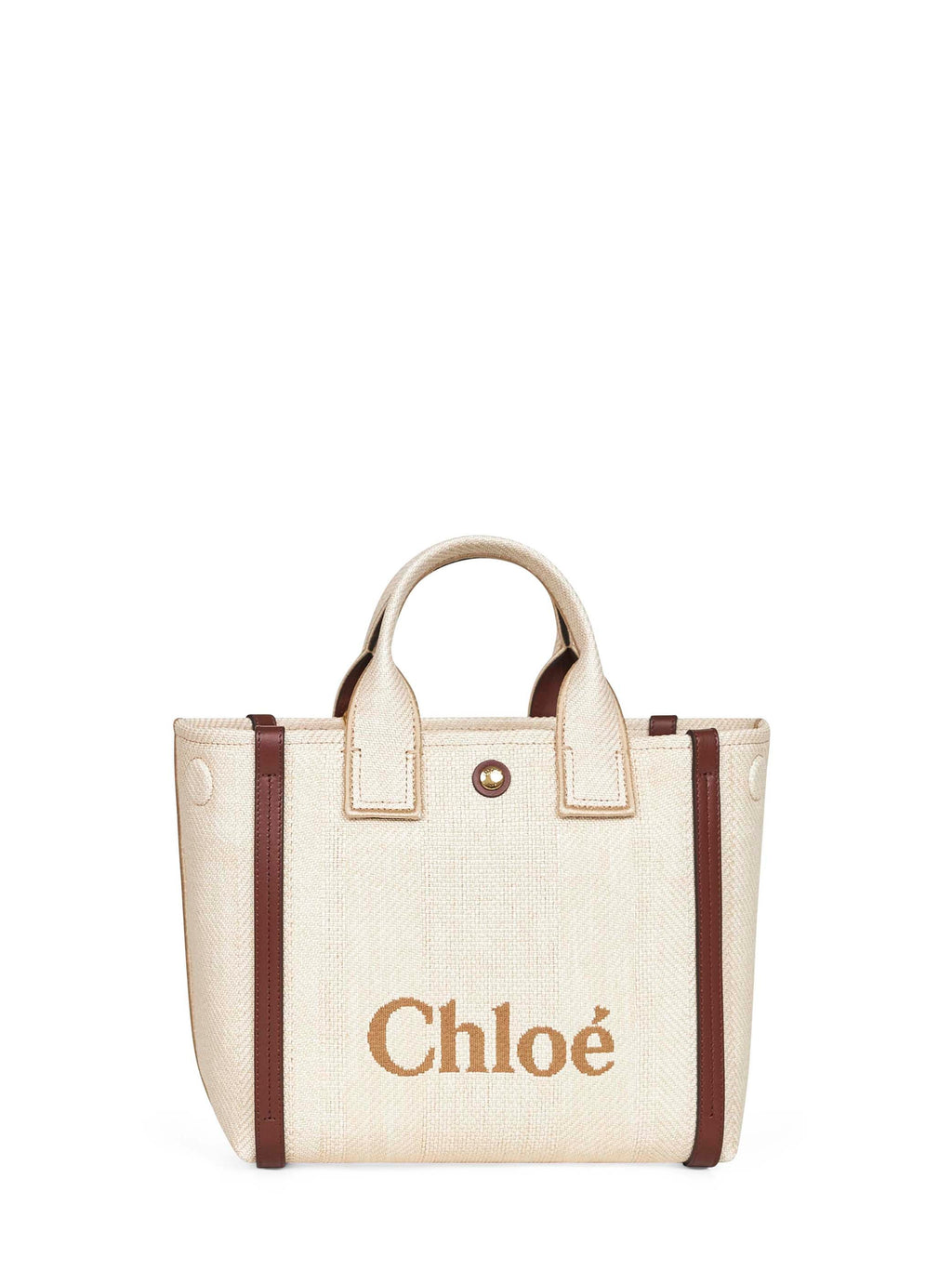 Chloé Women Beige Chloé Carry Small Tote Bag