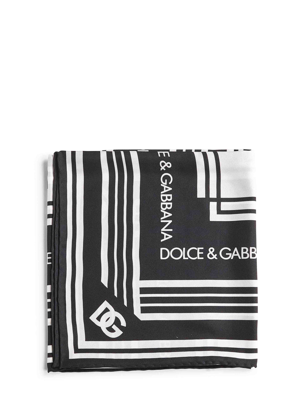 Dolce & Gabbana Women Logo Print Silk Twill Scarf