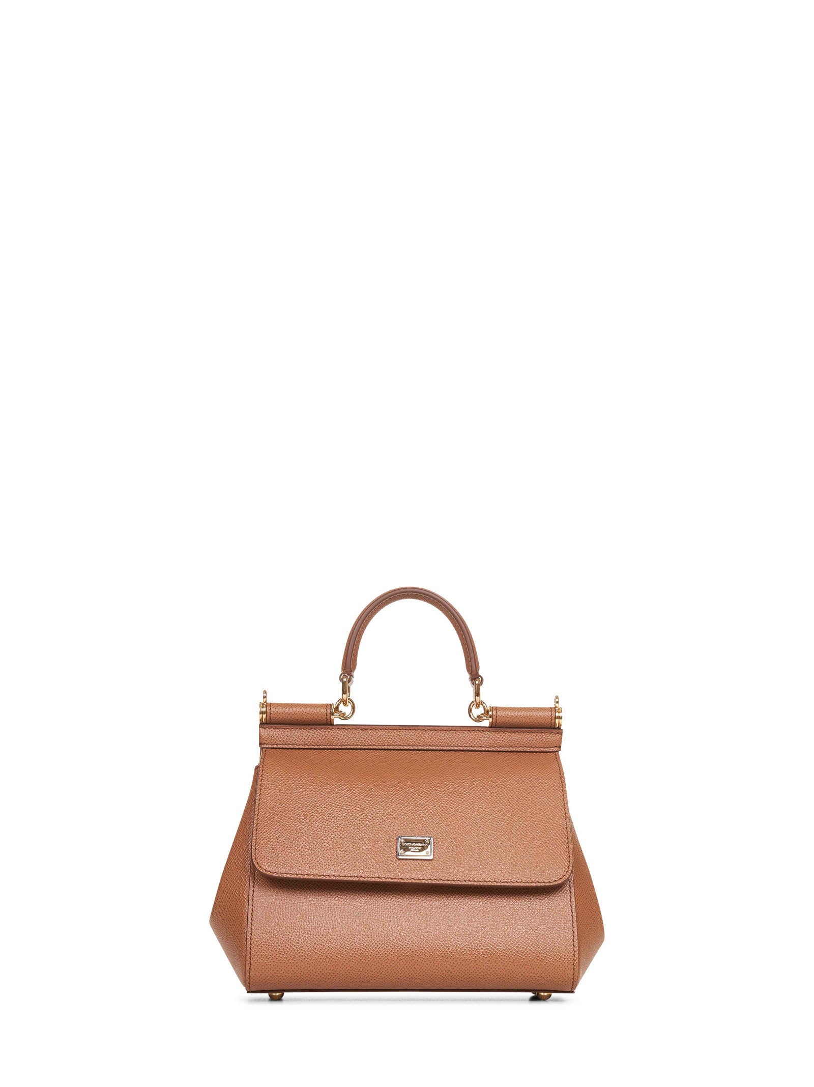 Dolce & Gabbana Women Medium Sicily Handbag In Camel