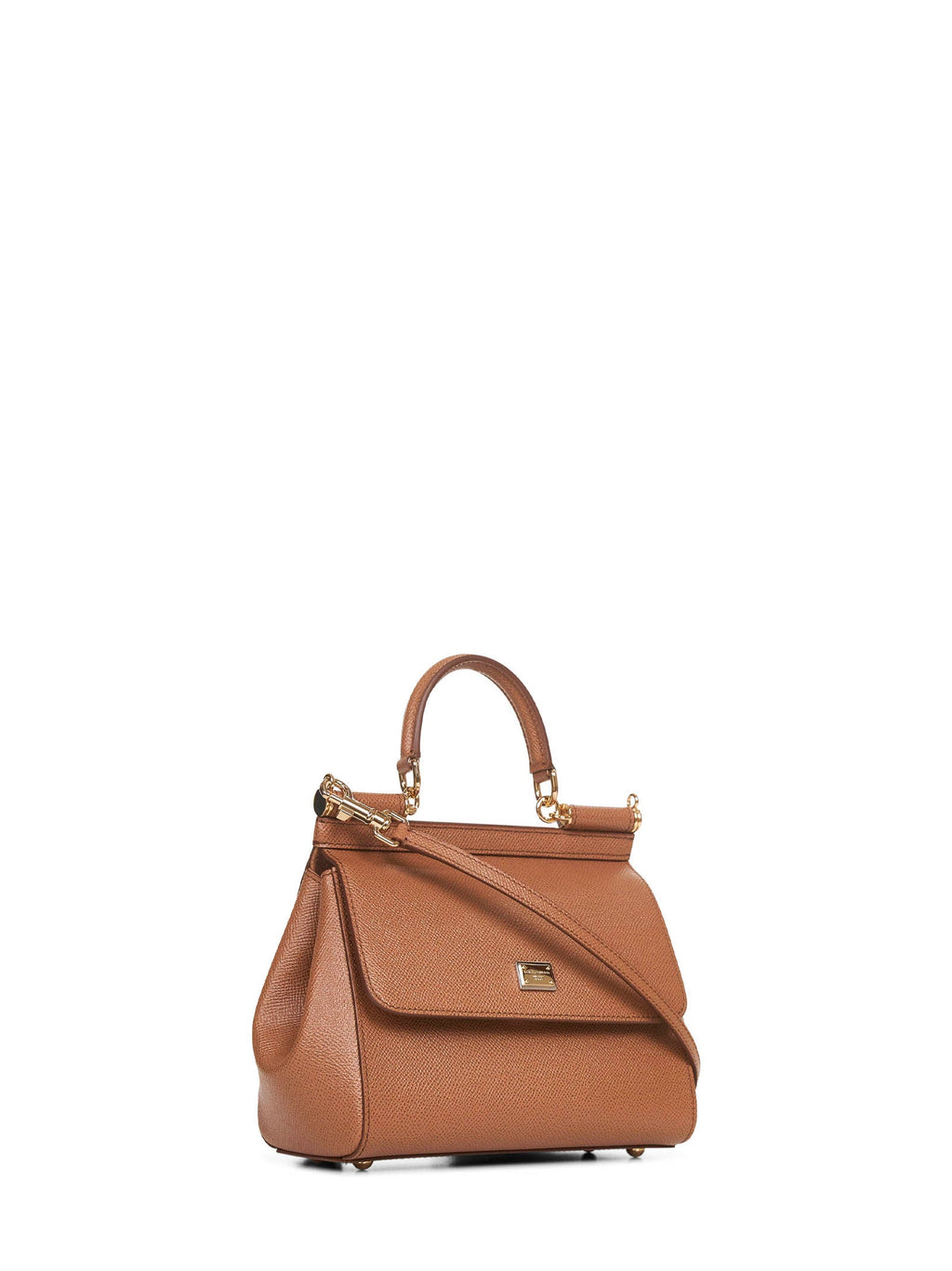 Dolce & Gabbana Women Medium Sicily Handbag In Camel