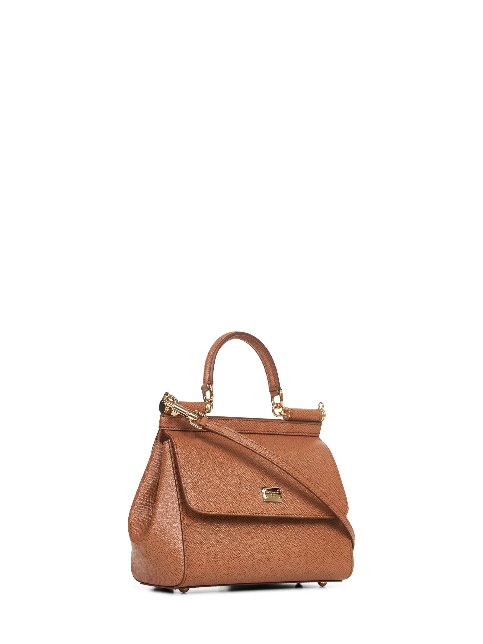 Dolce & Gabbana Women Medium Sicily Handbag In Camel