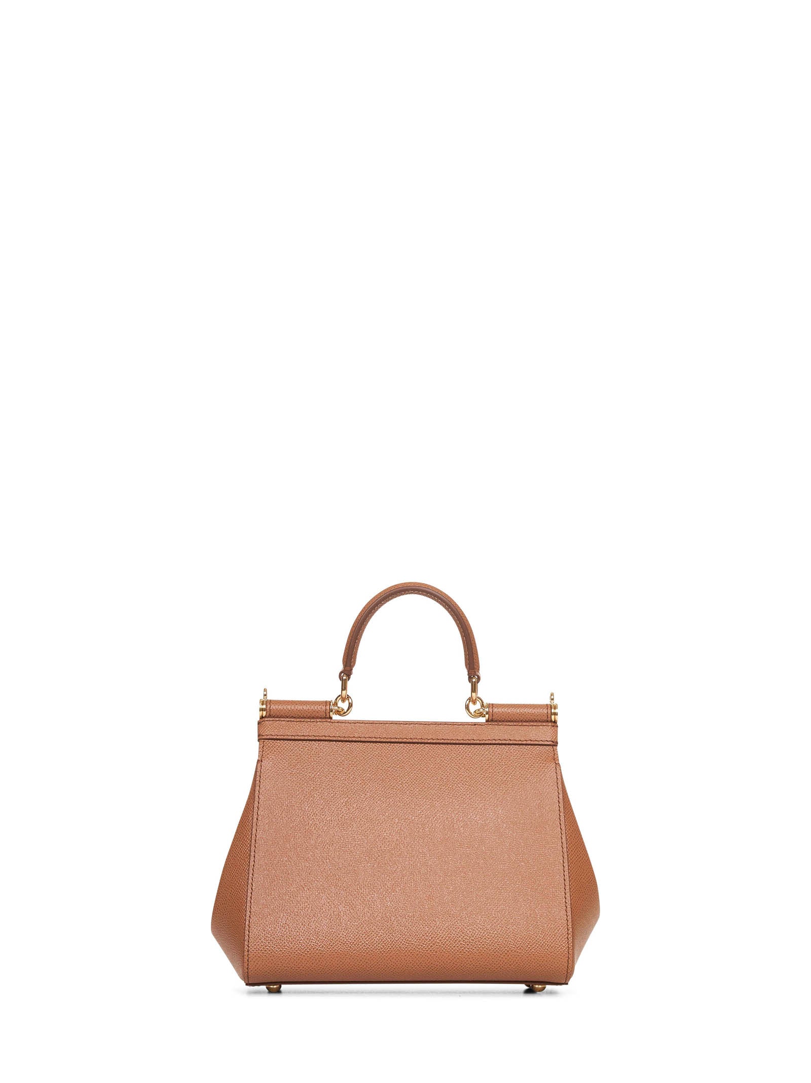 Dolce & Gabbana Women Medium Sicily Handbag In Camel