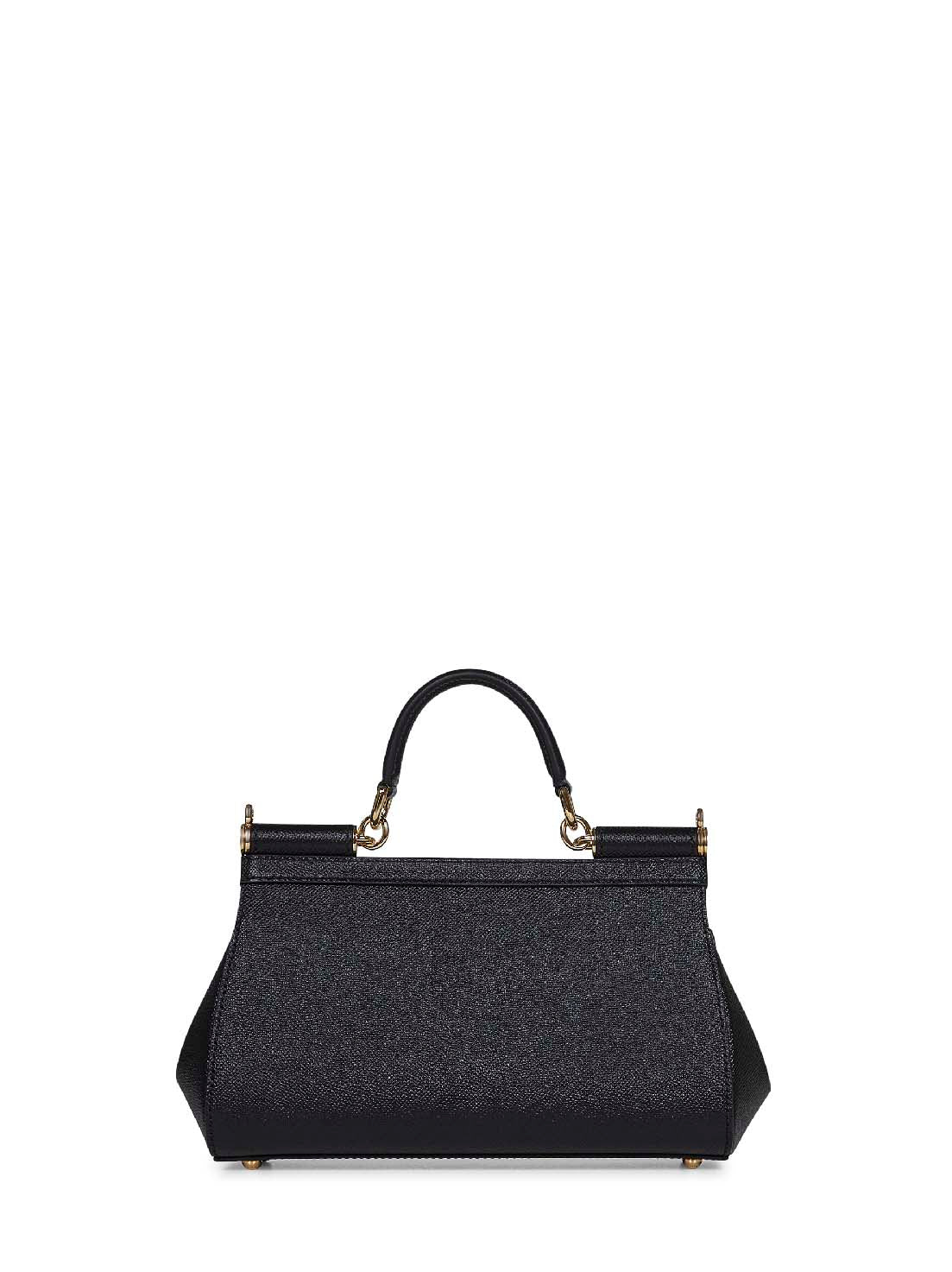 Dolce & Gabbana Women Black Medium Sicily Handbag