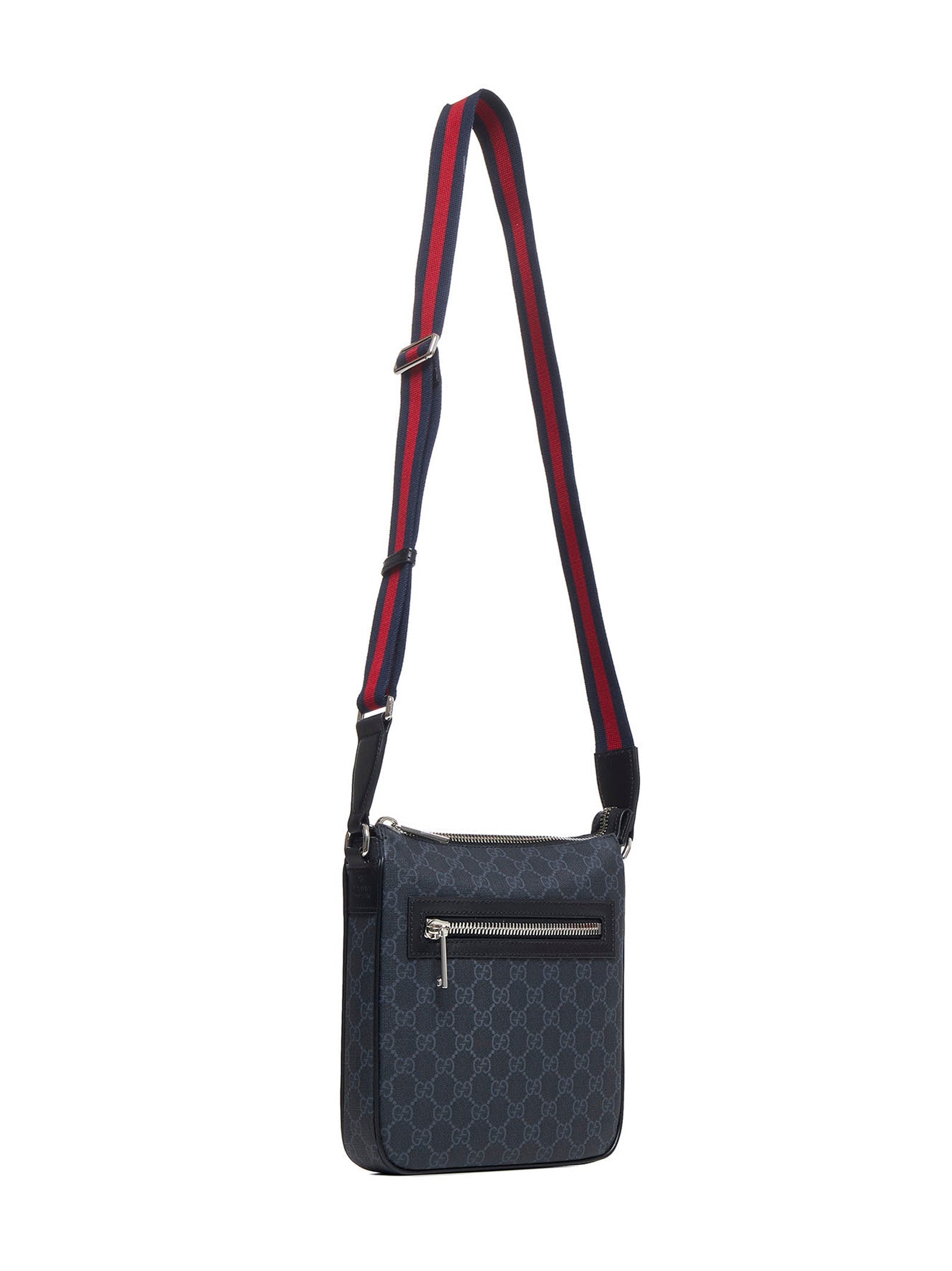 Gucci Men Small Gg Black Shoulder Bag