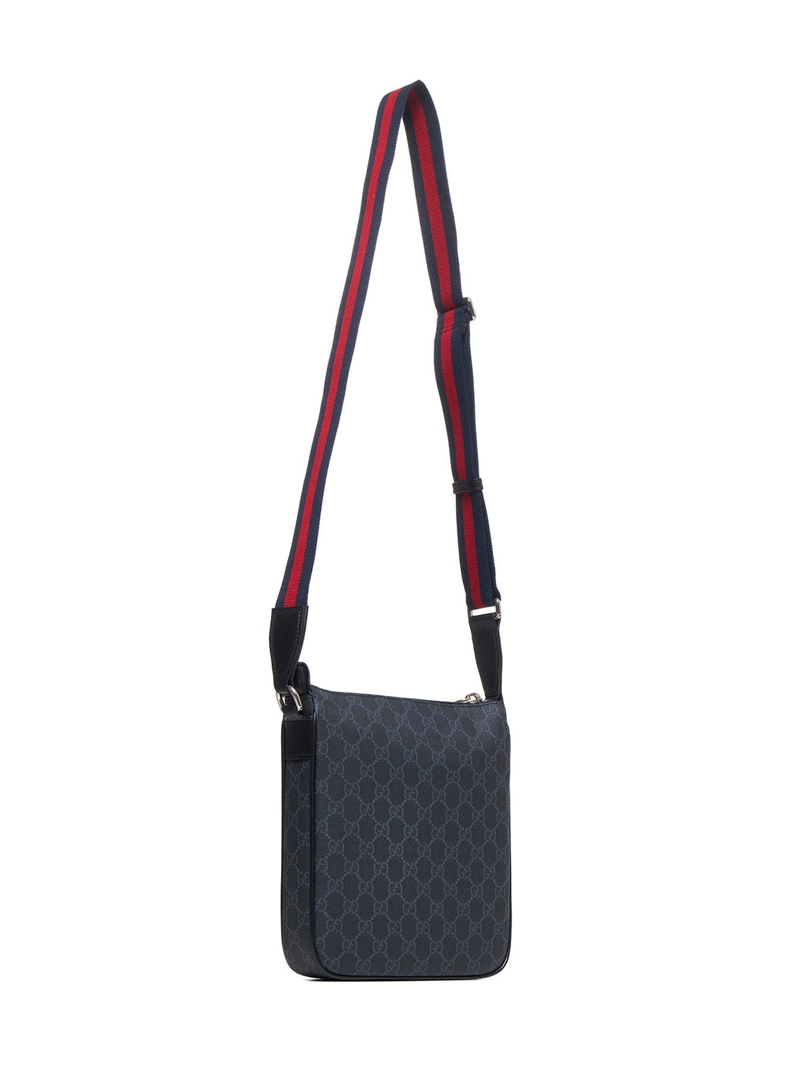 Gucci Men Small Gg Black Shoulder Bag