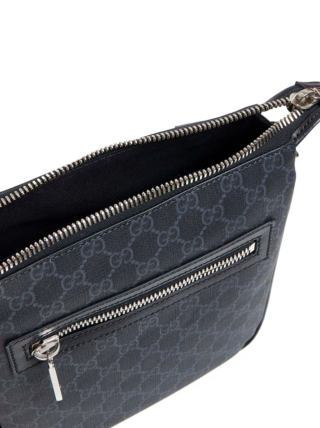 Gucci Men Small Gg Black Shoulder Bag