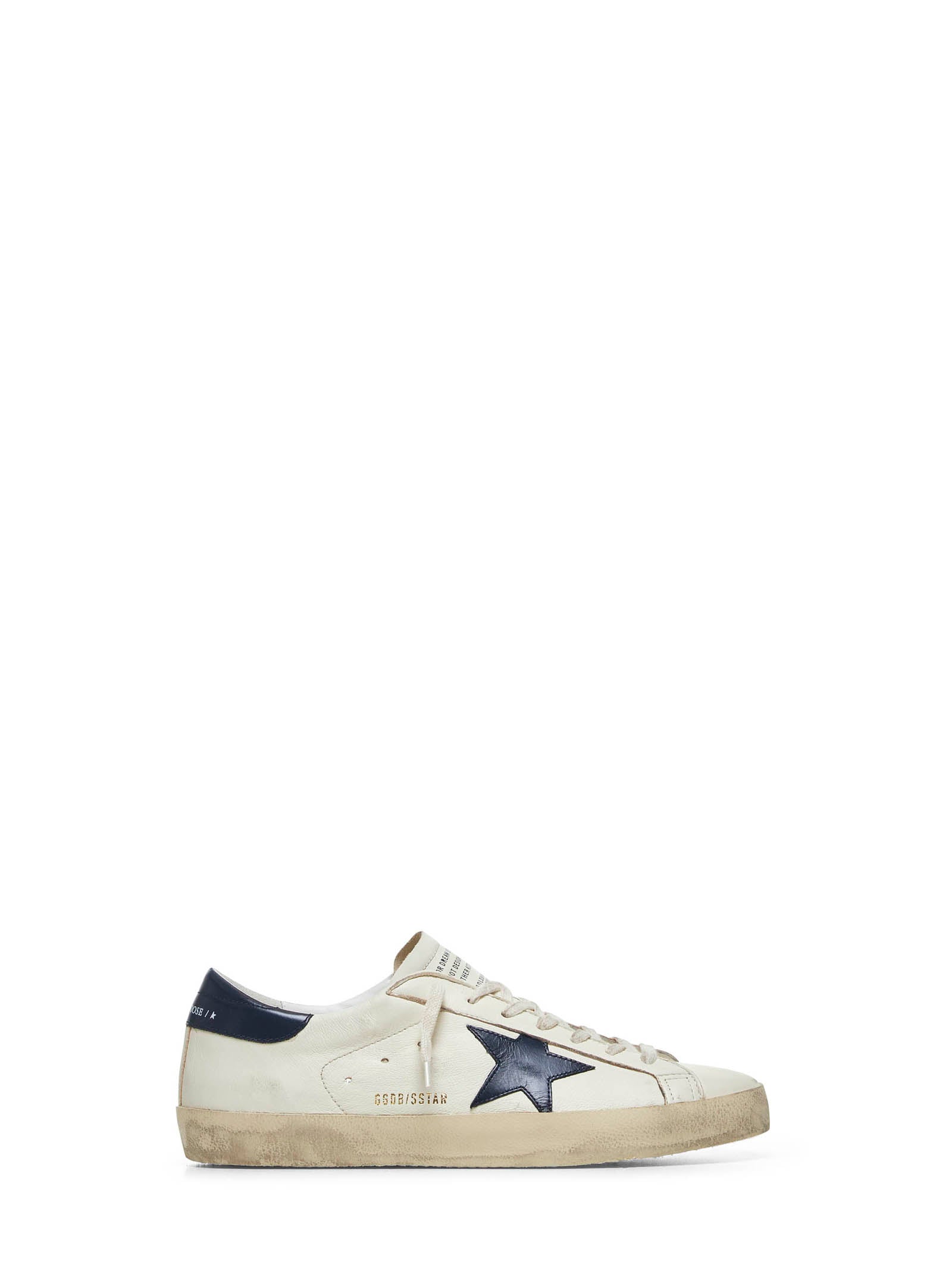 Golden Goose Men Ivory Super-Star Sneakers