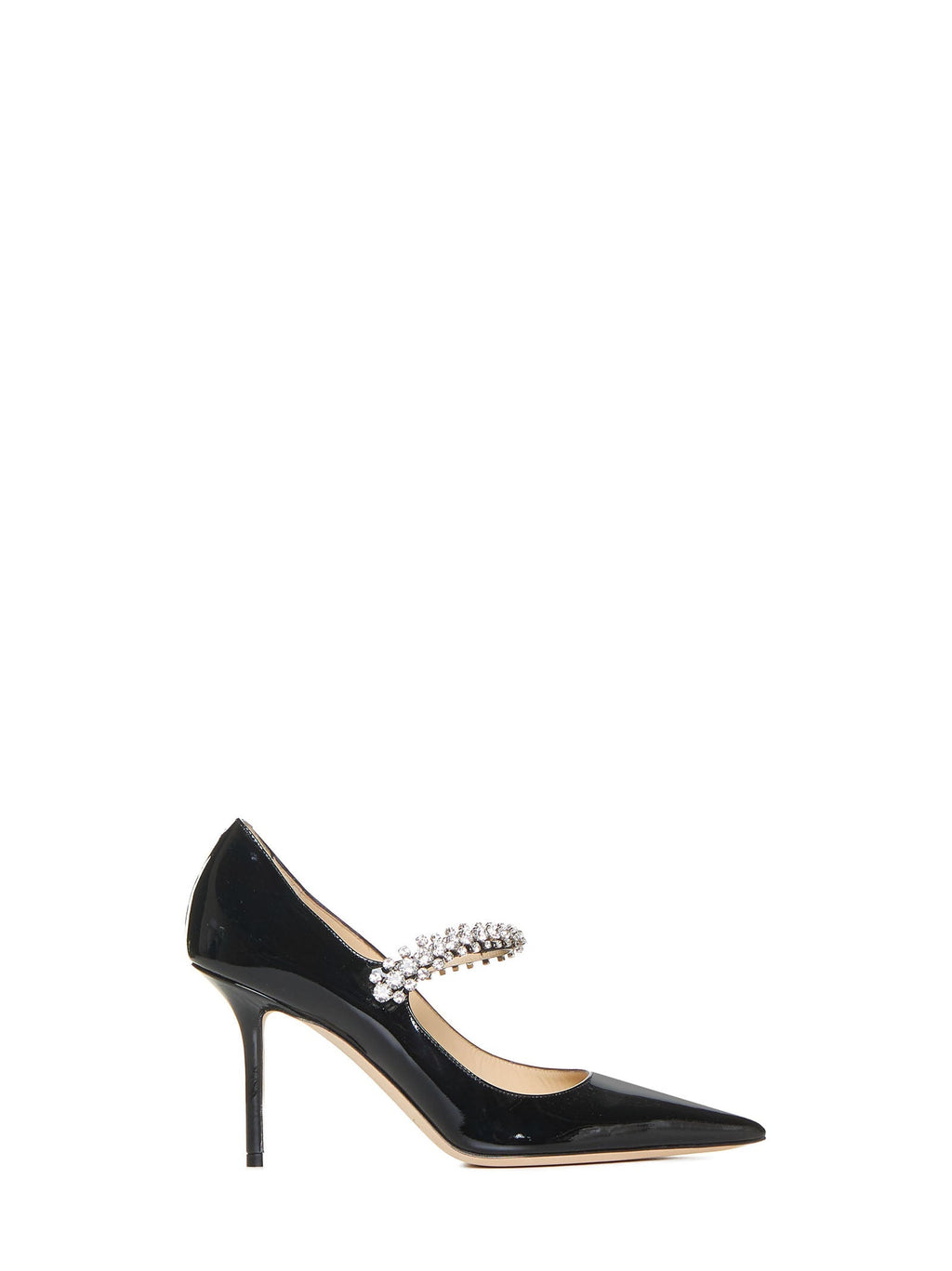 Jimmy Choo Women Bing Crystals Patent Leather Pumps