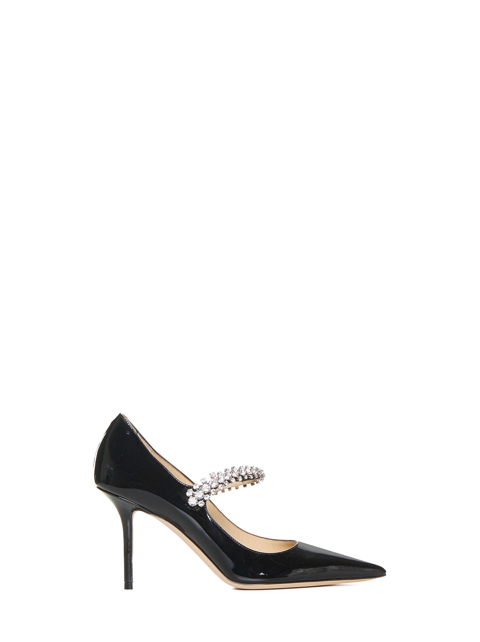 Jimmy Choo Women Bing Crystals Patent Leather Pumps