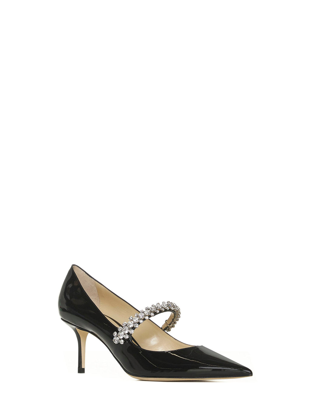 Jimmy Choo Women Bing 65 Crystals Patent Leather Pumps