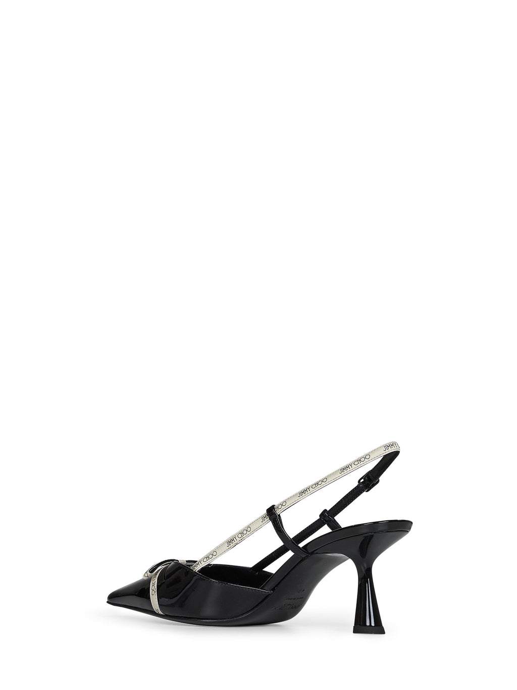 Jimmy Choo Women Black Patent Leather Camila 65 Slingback Pumps