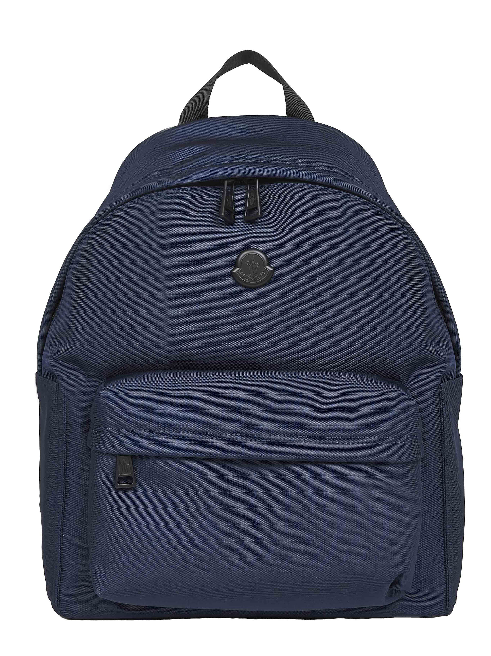 Moncler Men Blue New Pierrick Water-Repellent Backpack