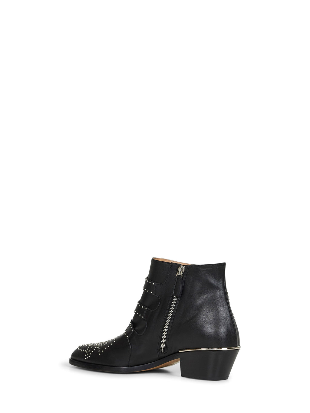 Chloé Women Black Nappa Leather Susanna Ankle Boots