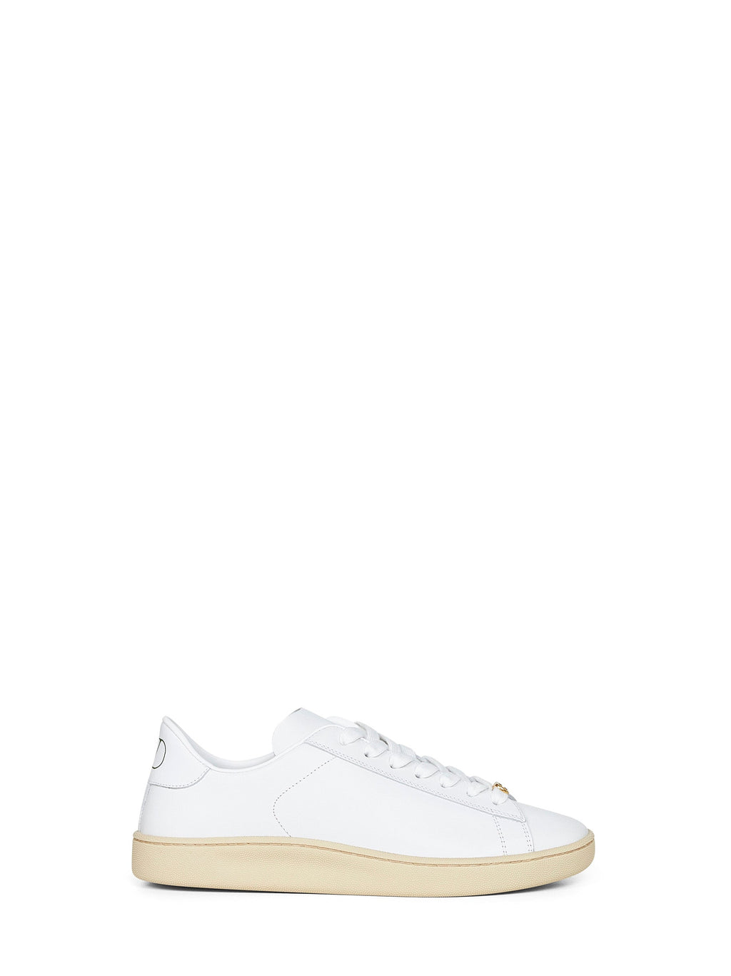 Valentino Garavani Men White Nappa Calfskin Royco Sneakers