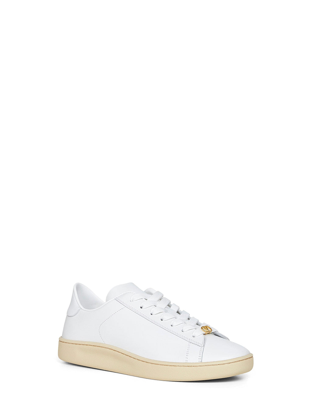 Valentino Garavani Men White Nappa Calfskin Royco Sneakers