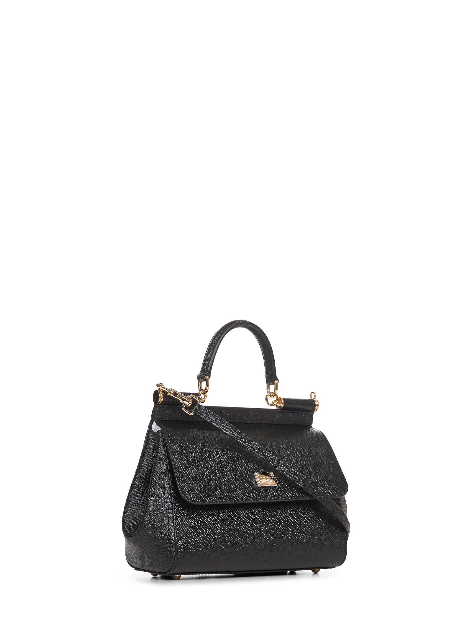 Dolce & Gabbana Women Black Medium Sicily Handbag