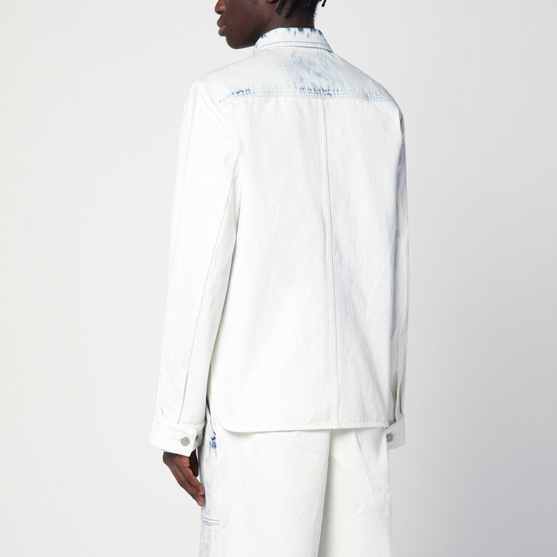 Dries Van Noten Faded Blue Denim Shirt Men