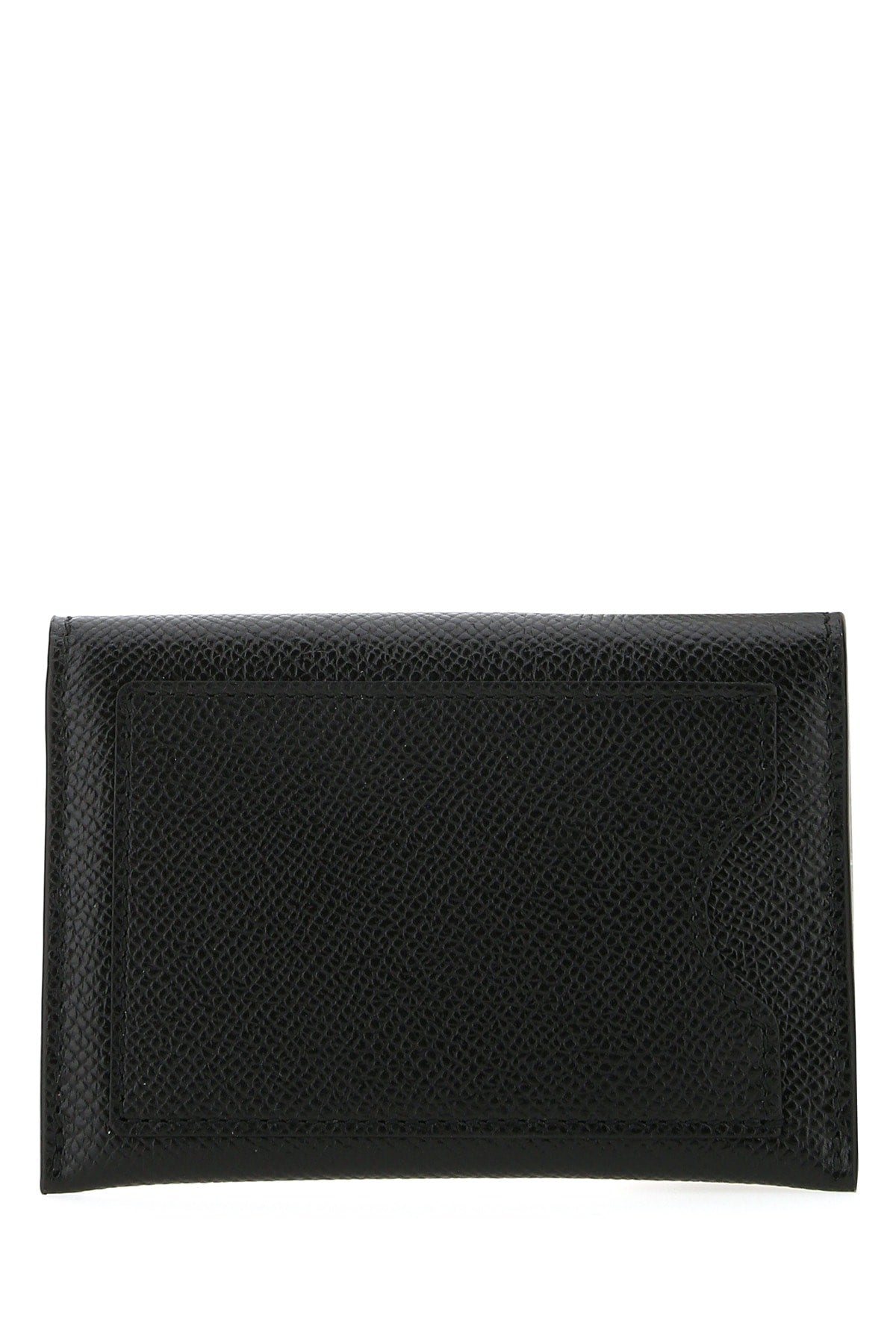 Salvatore Ferragamo Women Black Leather Card Holder