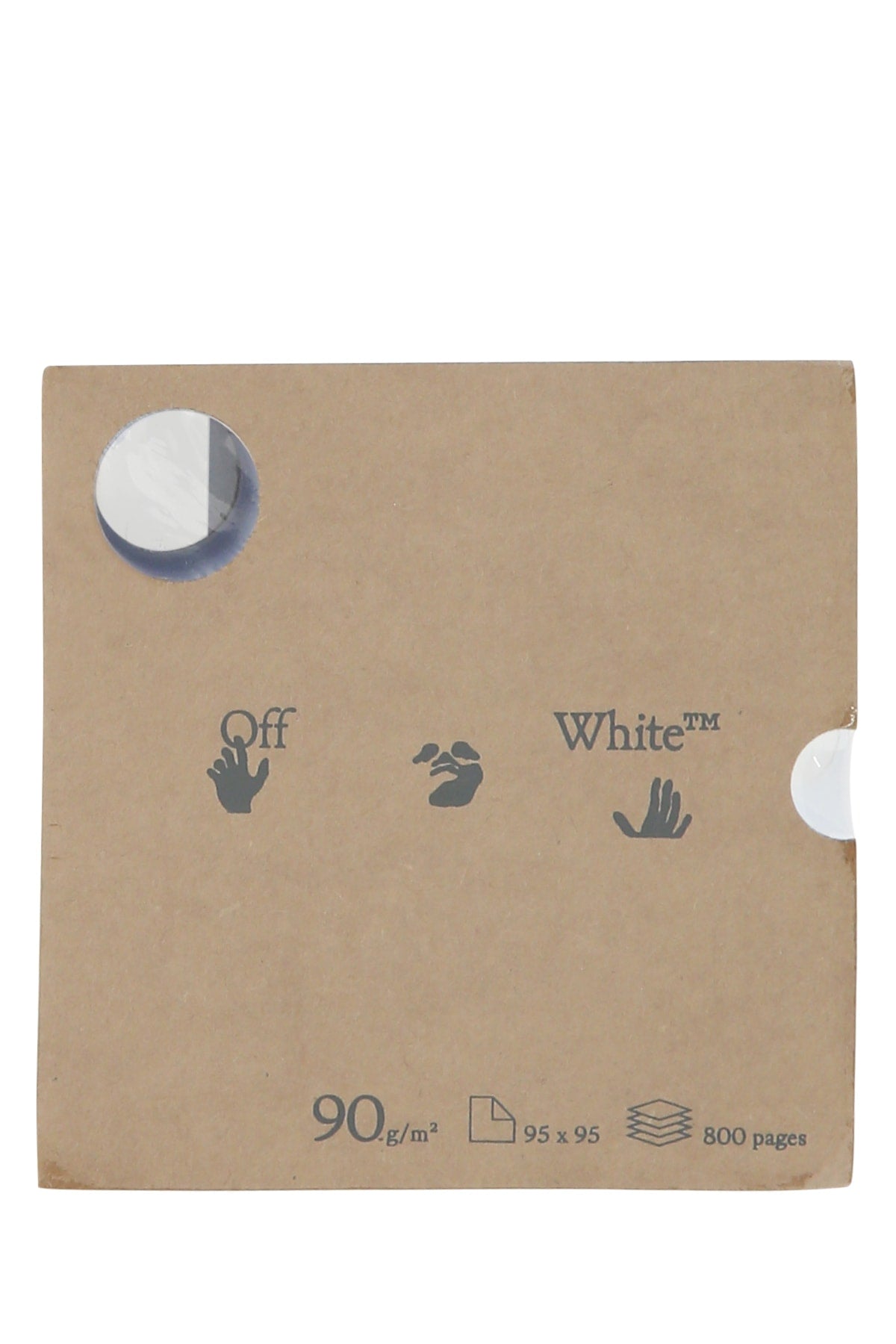 Off White Unisex Note Cube