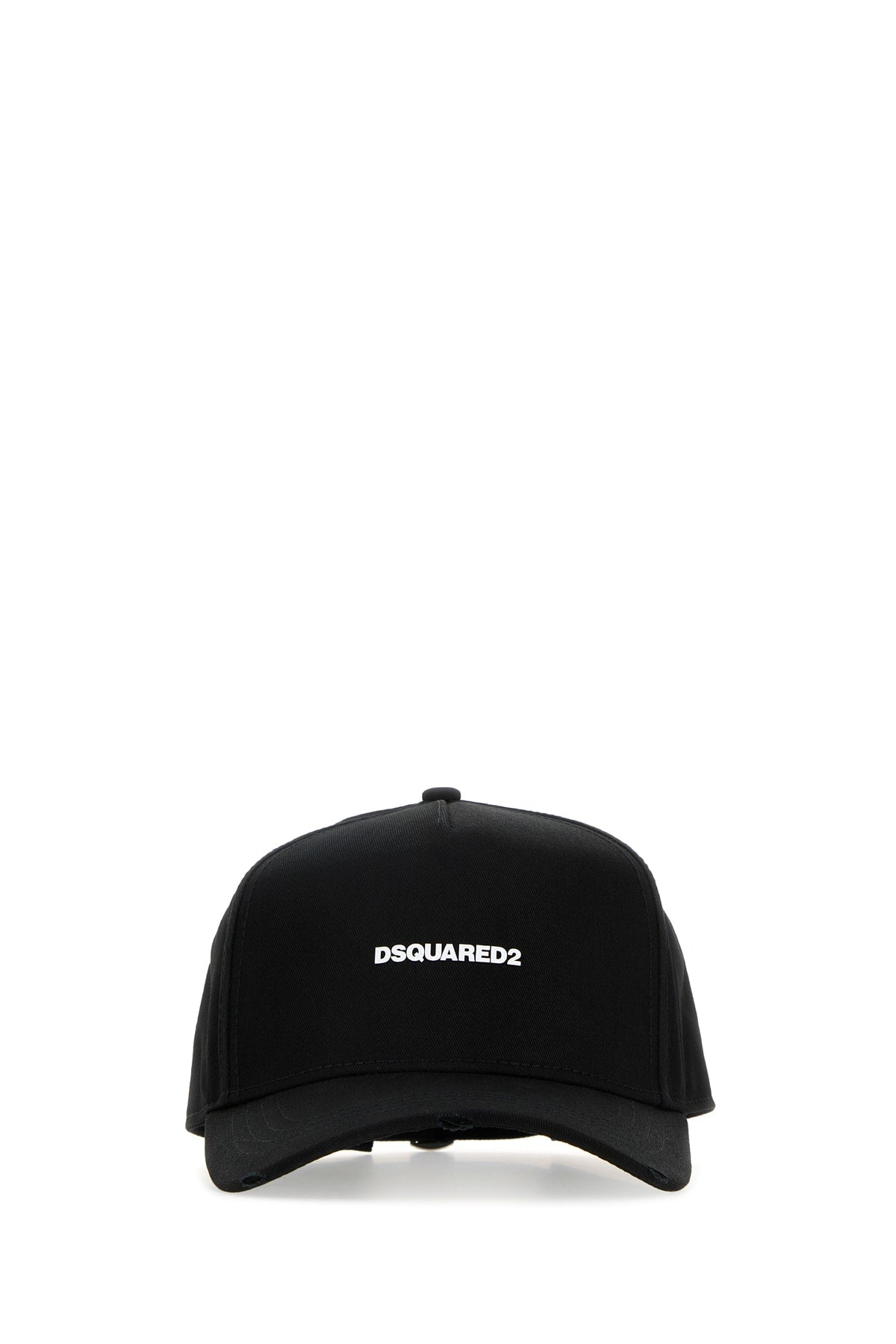 Dsquared Men Black Cotton Baseball Cap