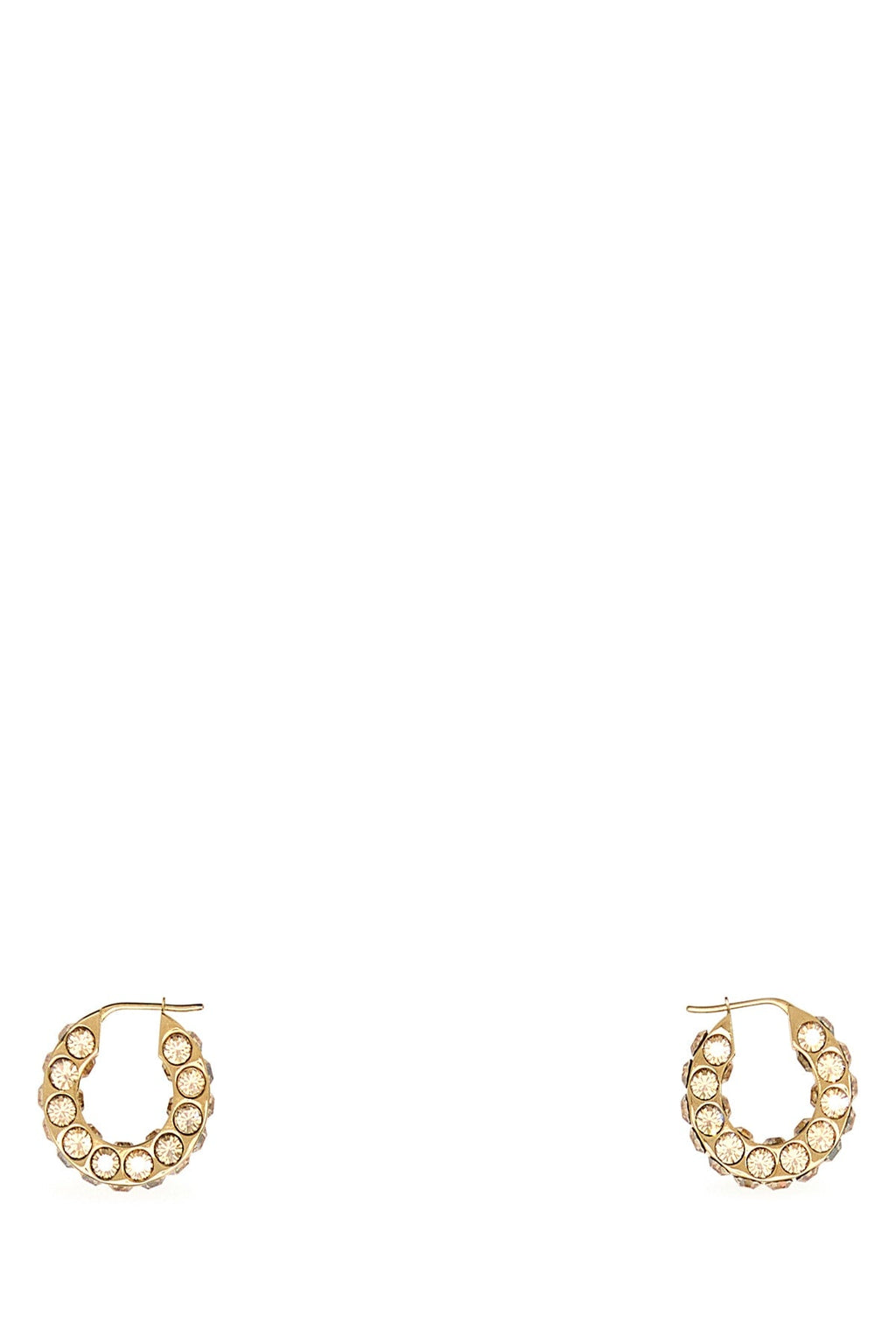 Amina Muaddi Women Embellished Metal Small Jaheel Earrings