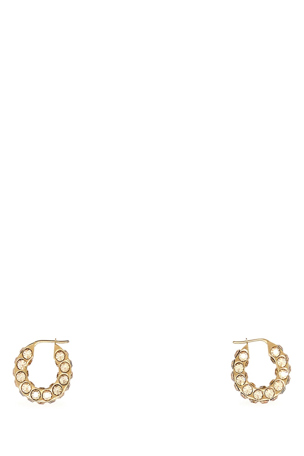 Amina Muaddi Women Embellished Metal Small Jaheel Earrings