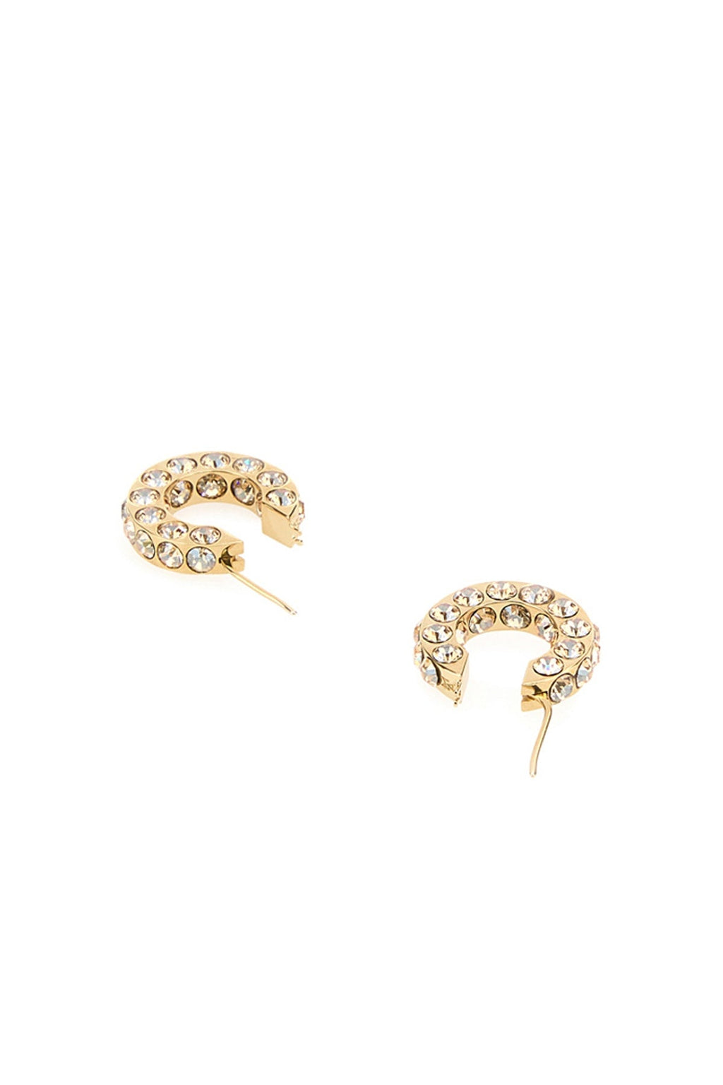 Amina Muaddi Women Embellished Metal Small Jaheel Earrings