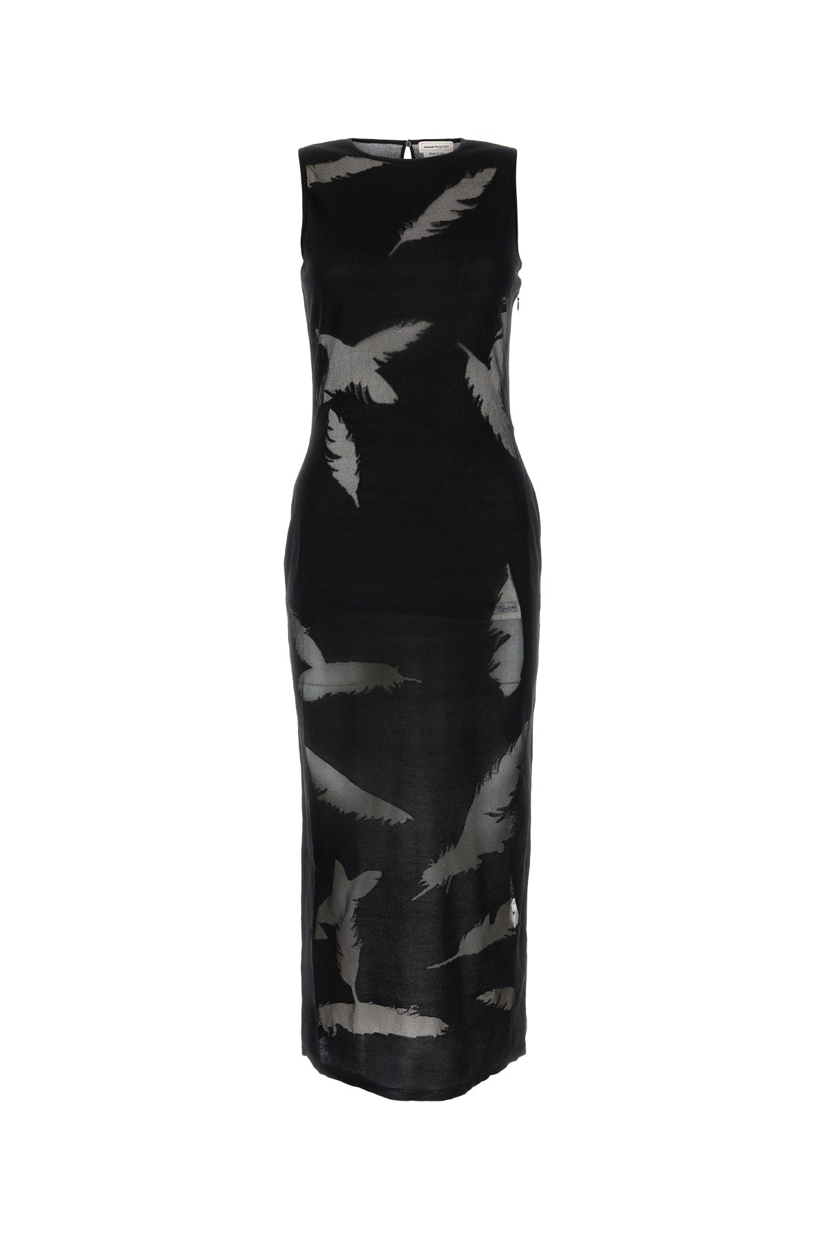 Alexander Mcqueen Women Feathr Intrs Pncl Dr