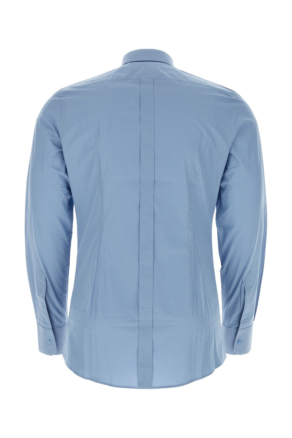 Dolce & Gabbana Men Powder Blue Poplin Shirt