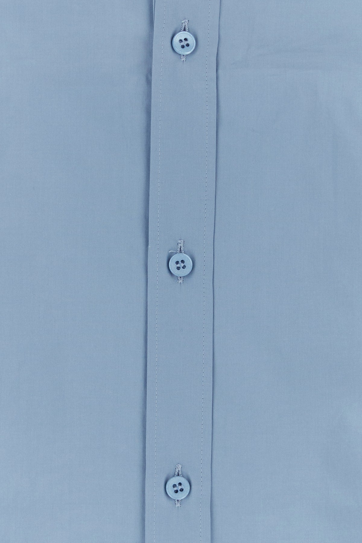 Dolce & Gabbana Men Powder Blue Poplin Shirt