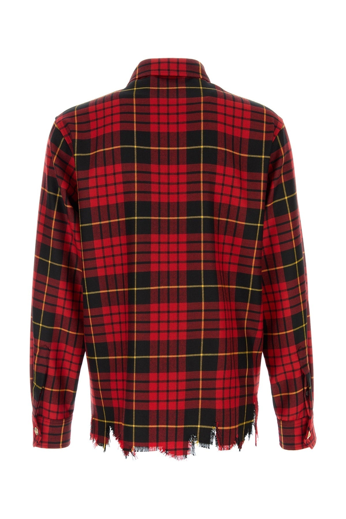 Alexander Mcqueen Men Distressed Hem Ovrsh