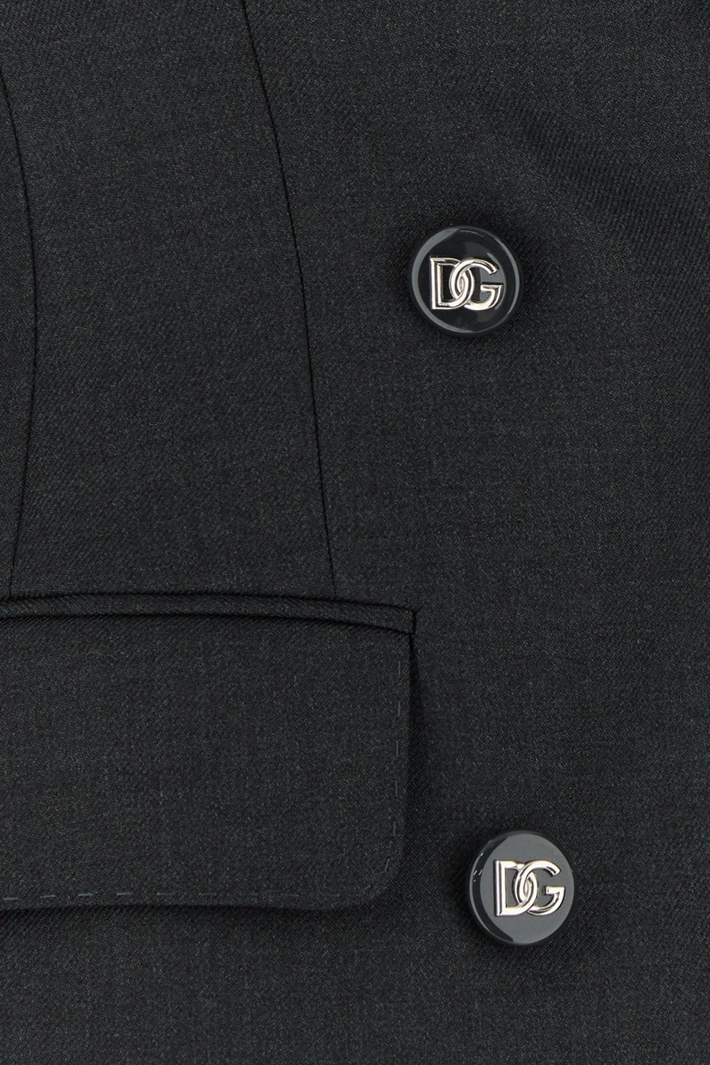 Dolce & Gabbana Women Dark Grey Wool Blazer