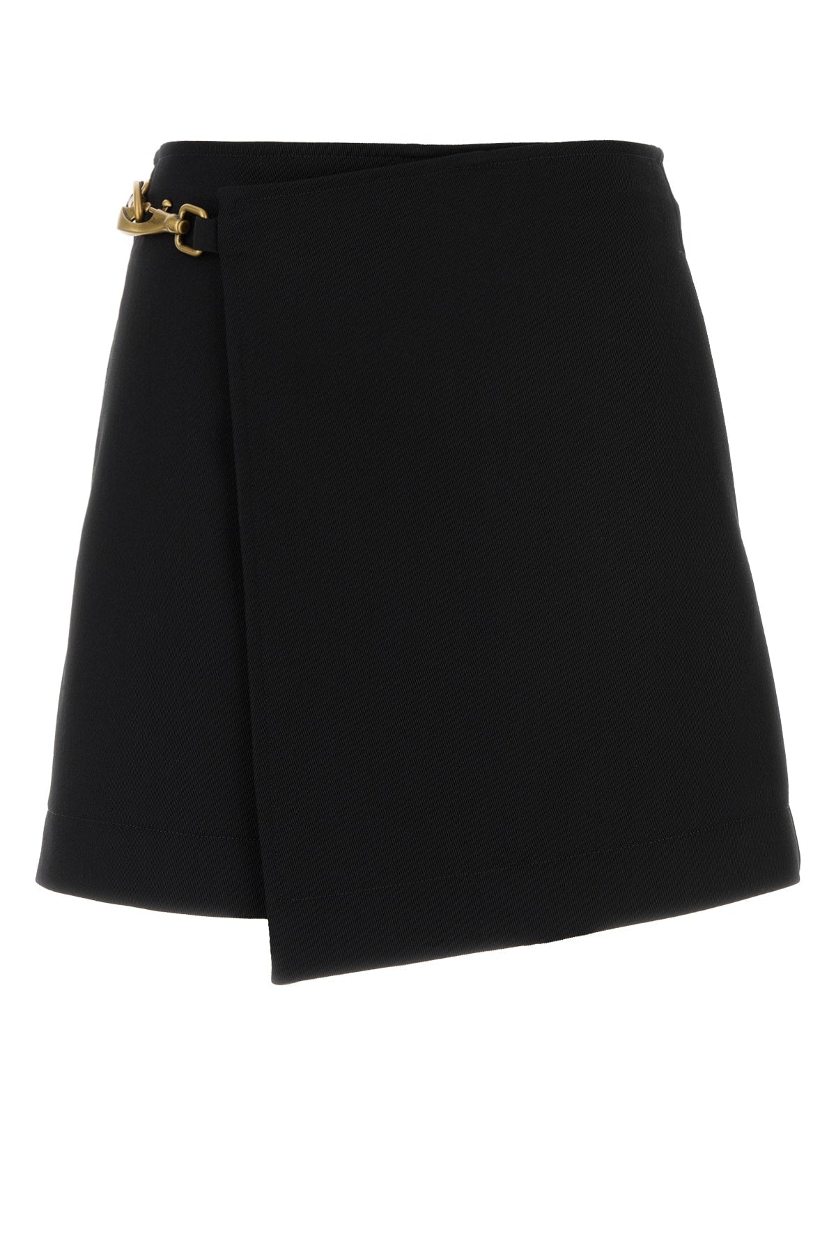 Burberry Women Black Wool Mini Skirt