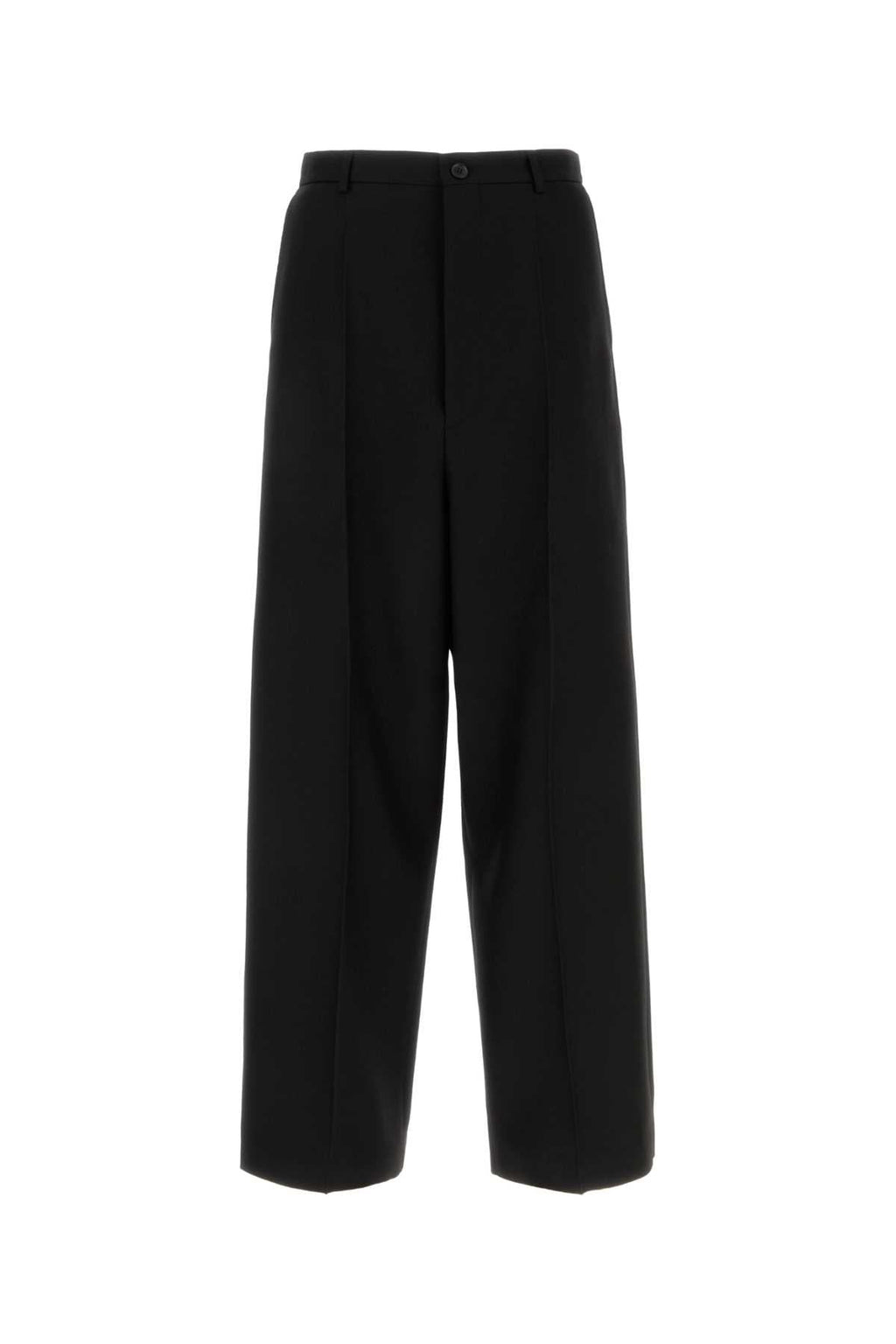 Balenciaga Men Black Wool Pant