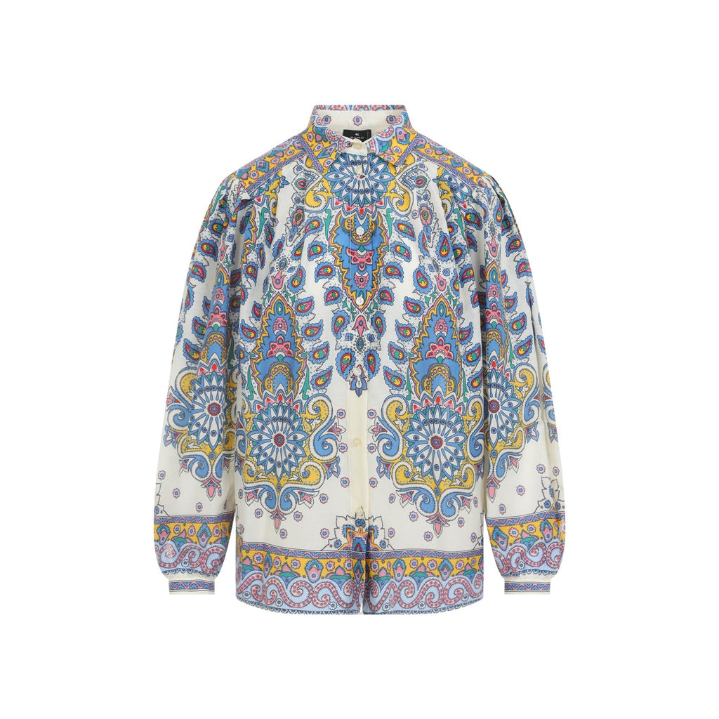 Etro Cotton And Silk Blouse Women