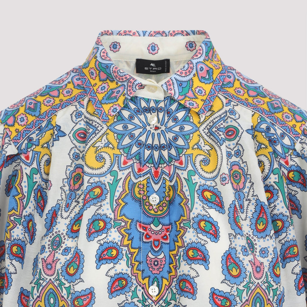 Etro Cotton And Silk Blouse Women