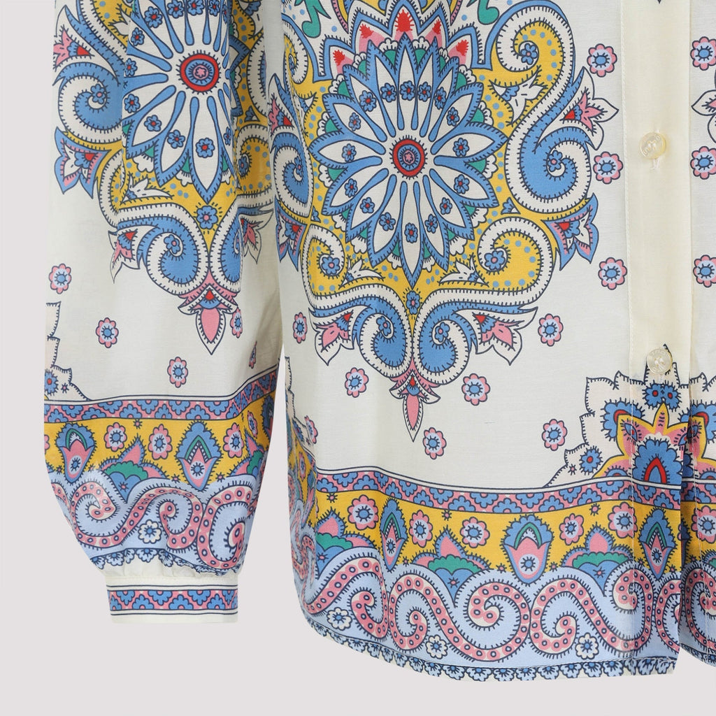 Etro Cotton And Silk Blouse Women