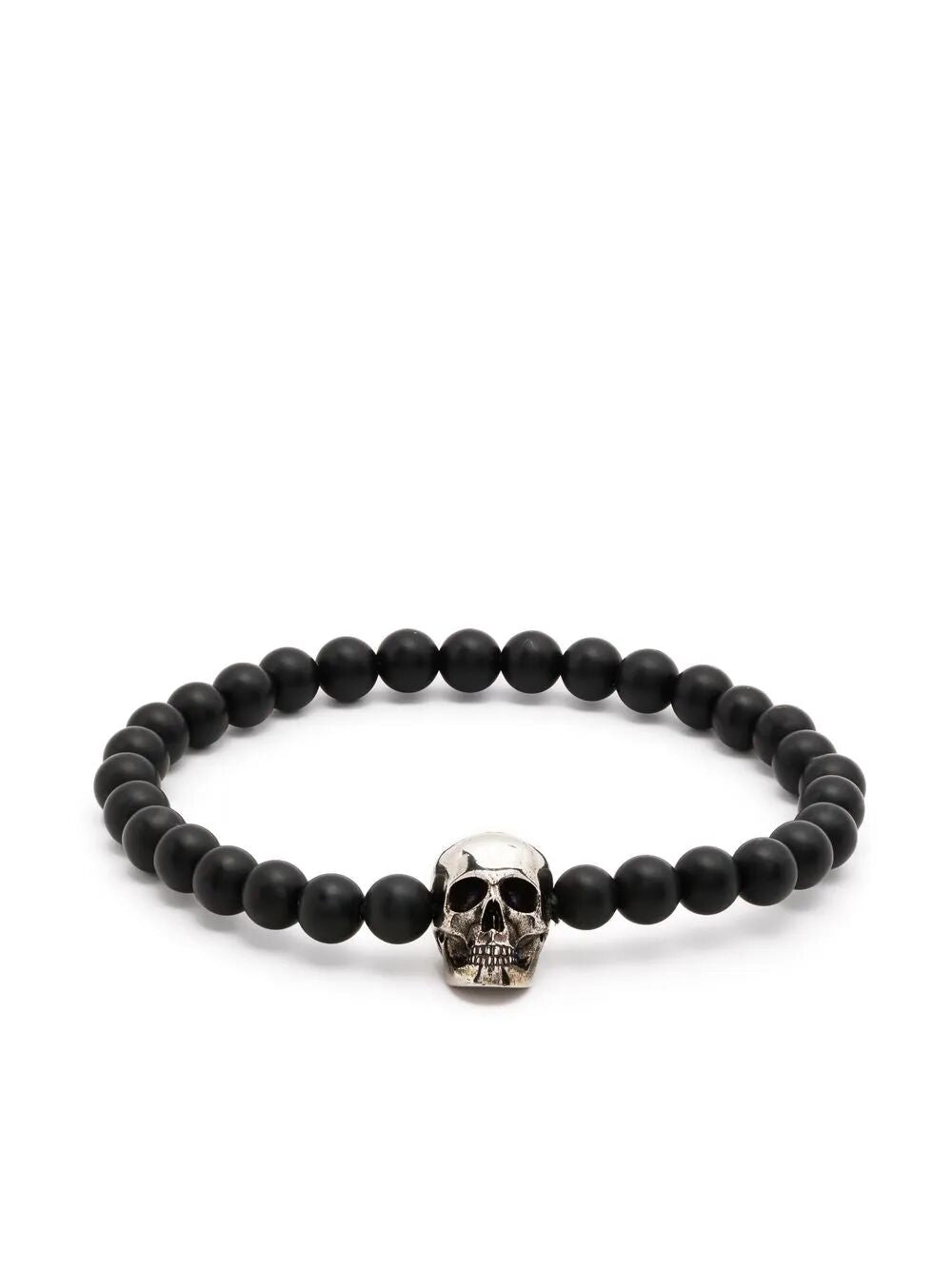Alexander Mcqueen Men Skull Beaded Bracelet